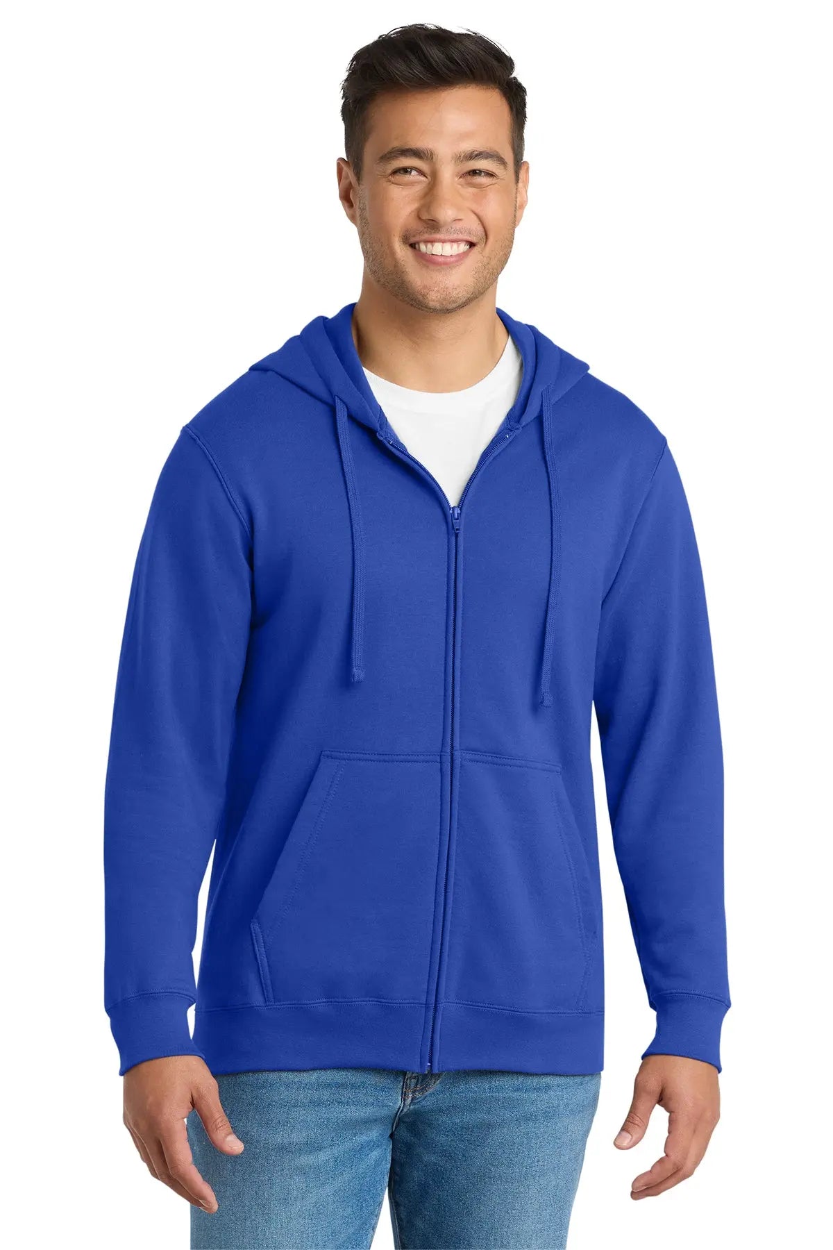 Port & Co™ Fan Favorite™ Fleece Full-Zip Hooded Sweatshirt #PC850ZH