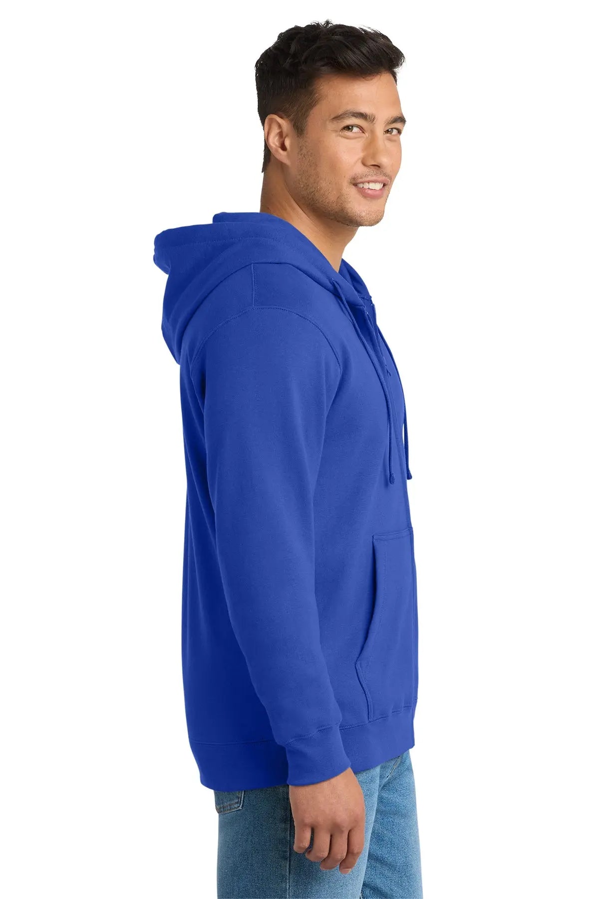 Port & Co™ Fan Favorite™ Fleece Full-Zip Hooded Sweatshirt #PC850ZH
