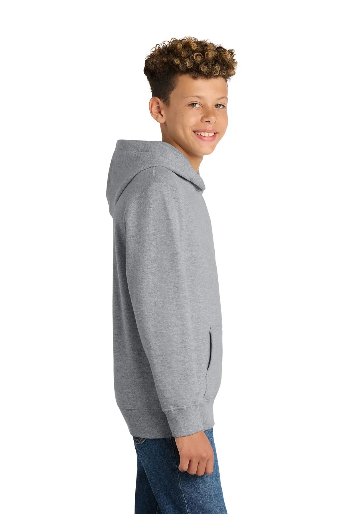 Port & Co™ Youth Fan Favorite™ Fleece Pullover Hooded Sweatshirt #PC850YH