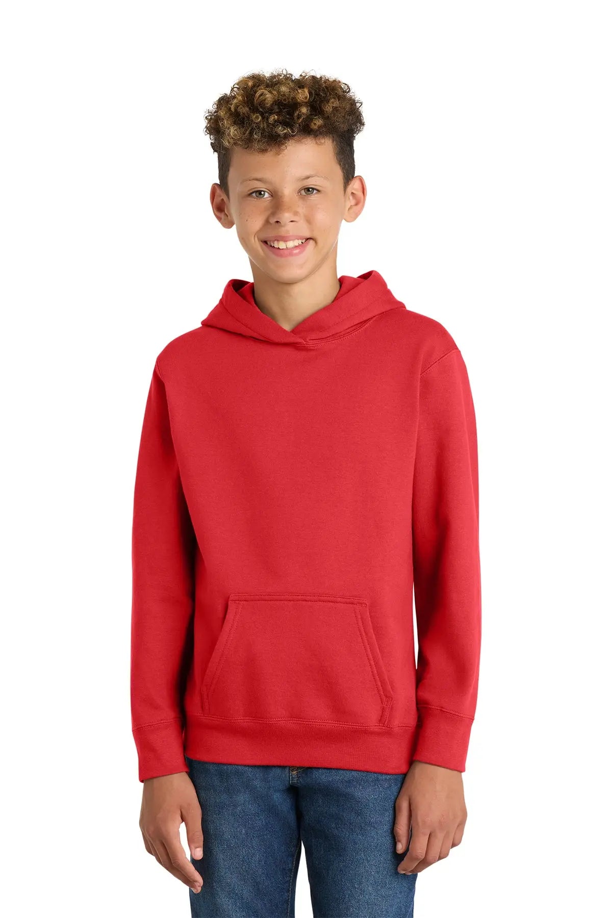Port & Co™ Youth Fan Favorite™ Fleece Pullover Hooded Sweatshirt #PC850YH