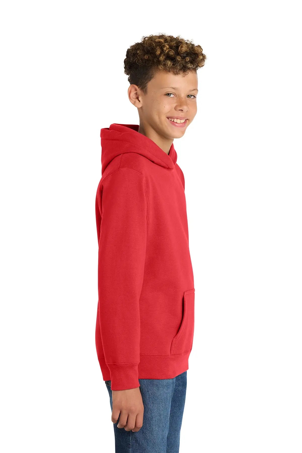 Port & Co™ Youth Fan Favorite™ Fleece Pullover Hooded Sweatshirt #PC850YH