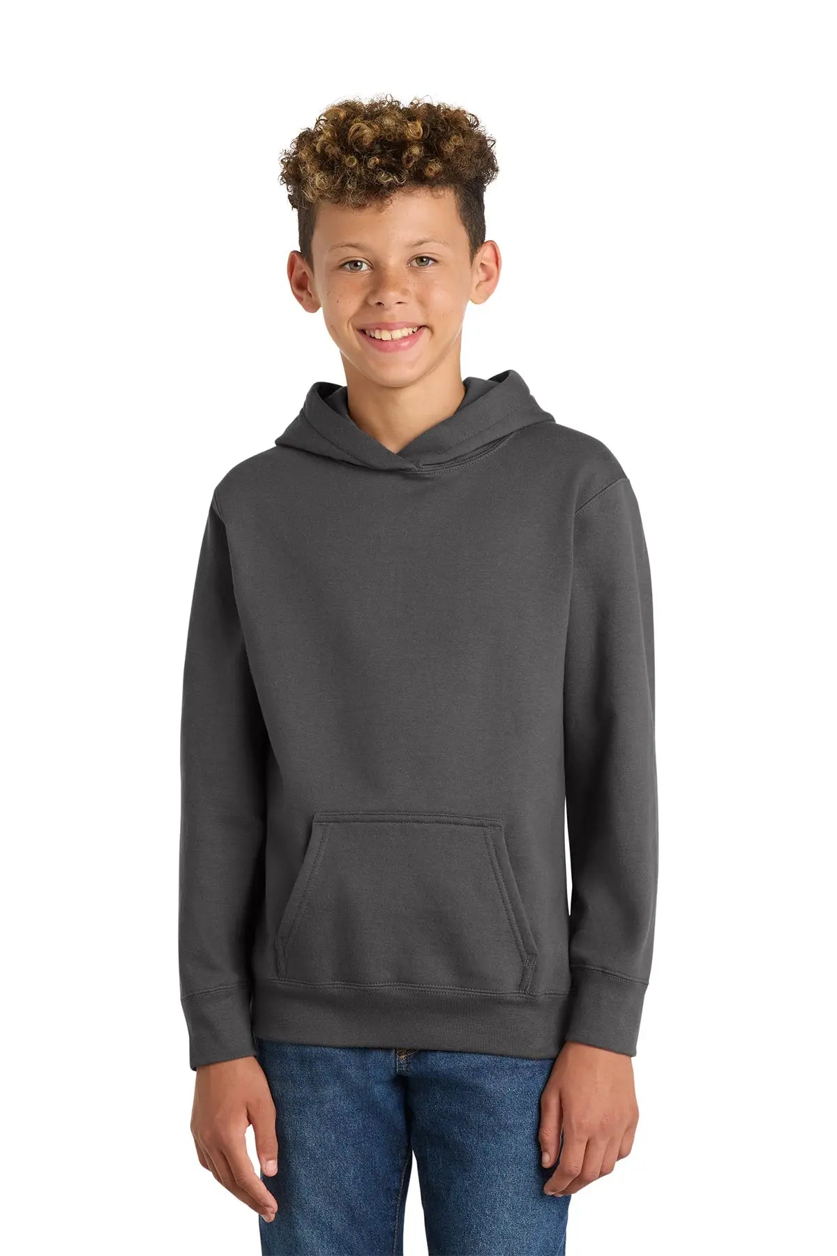Port & Co™ Youth Fan Favorite™ Fleece Pullover Hooded Sweatshirt #PC850YH