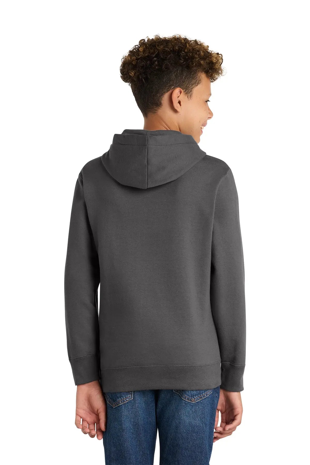 Port & Co™ Youth Fan Favorite™ Fleece Pullover Hooded Sweatshirt #PC850YH
