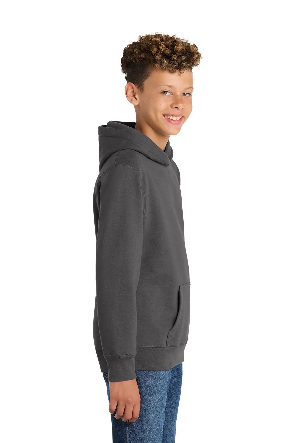 Port & Co™ Youth Fan Favorite™ Fleece Pullover Hooded Sweatshirt #PC850YH