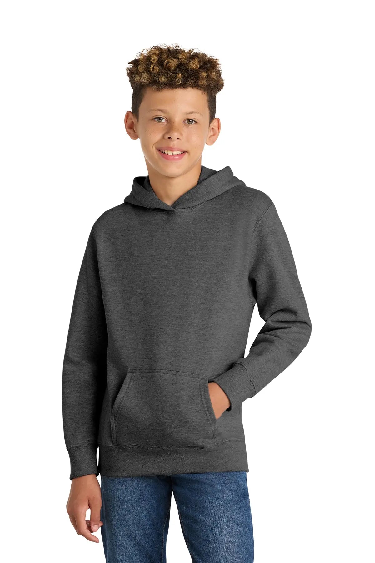 Port & Co™ Youth Fan Favorite™ Fleece Pullover Hooded Sweatshirt #PC850YH