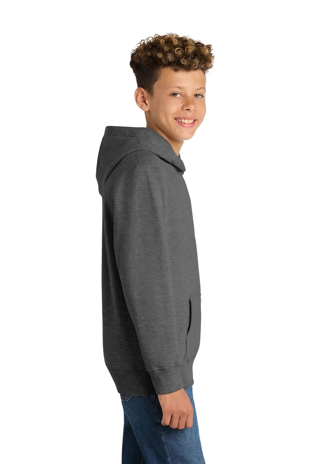 Port & Co™ Youth Fan Favorite™ Fleece Pullover Hooded Sweatshirt #PC850YH