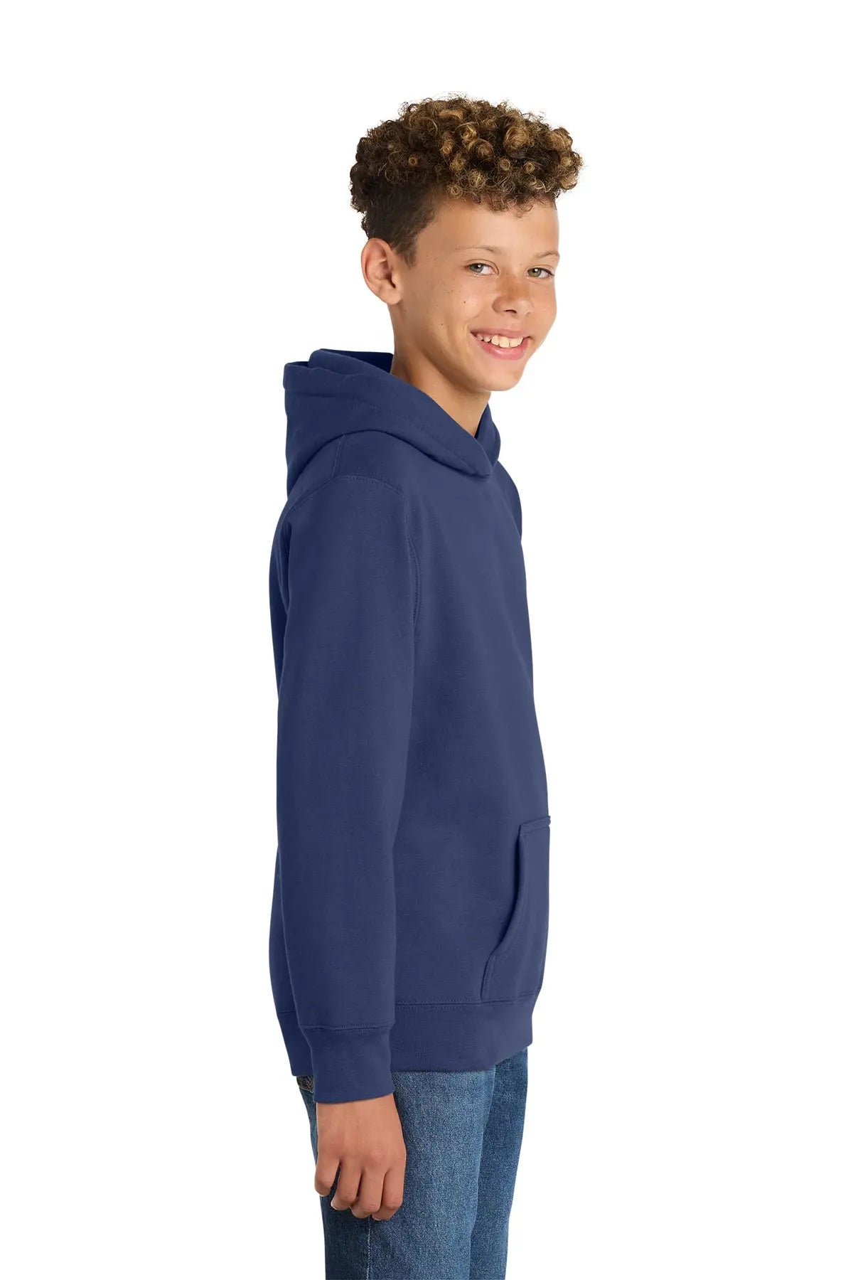 Port & Co™ Youth Fan Favorite™ Fleece Pullover Hooded Sweatshirt #PC850YH