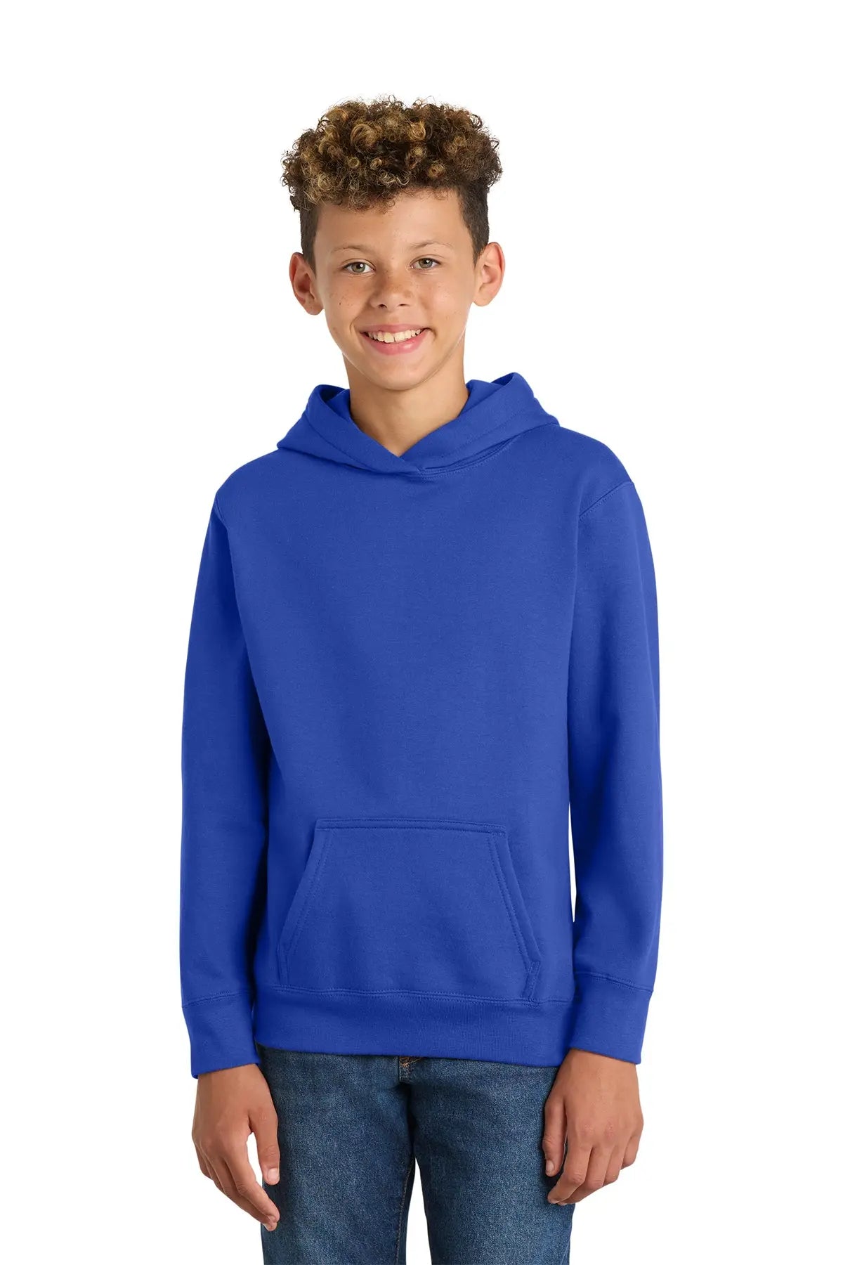 Port & Co™ Youth Fan Favorite™ Fleece Pullover Hooded Sweatshirt #PC850YH