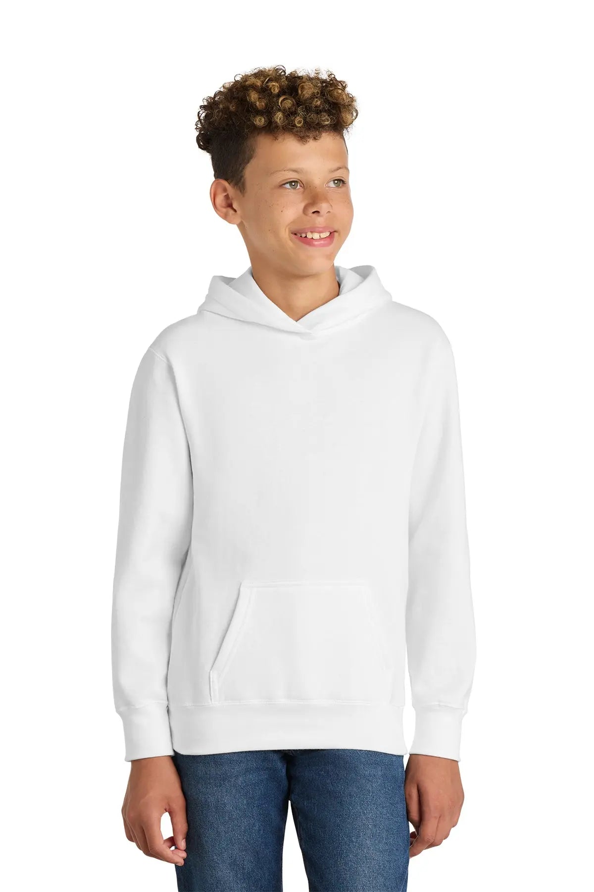 Port & Co™ Youth Fan Favorite™ Fleece Pullover Hooded Sweatshirt #PC850YH