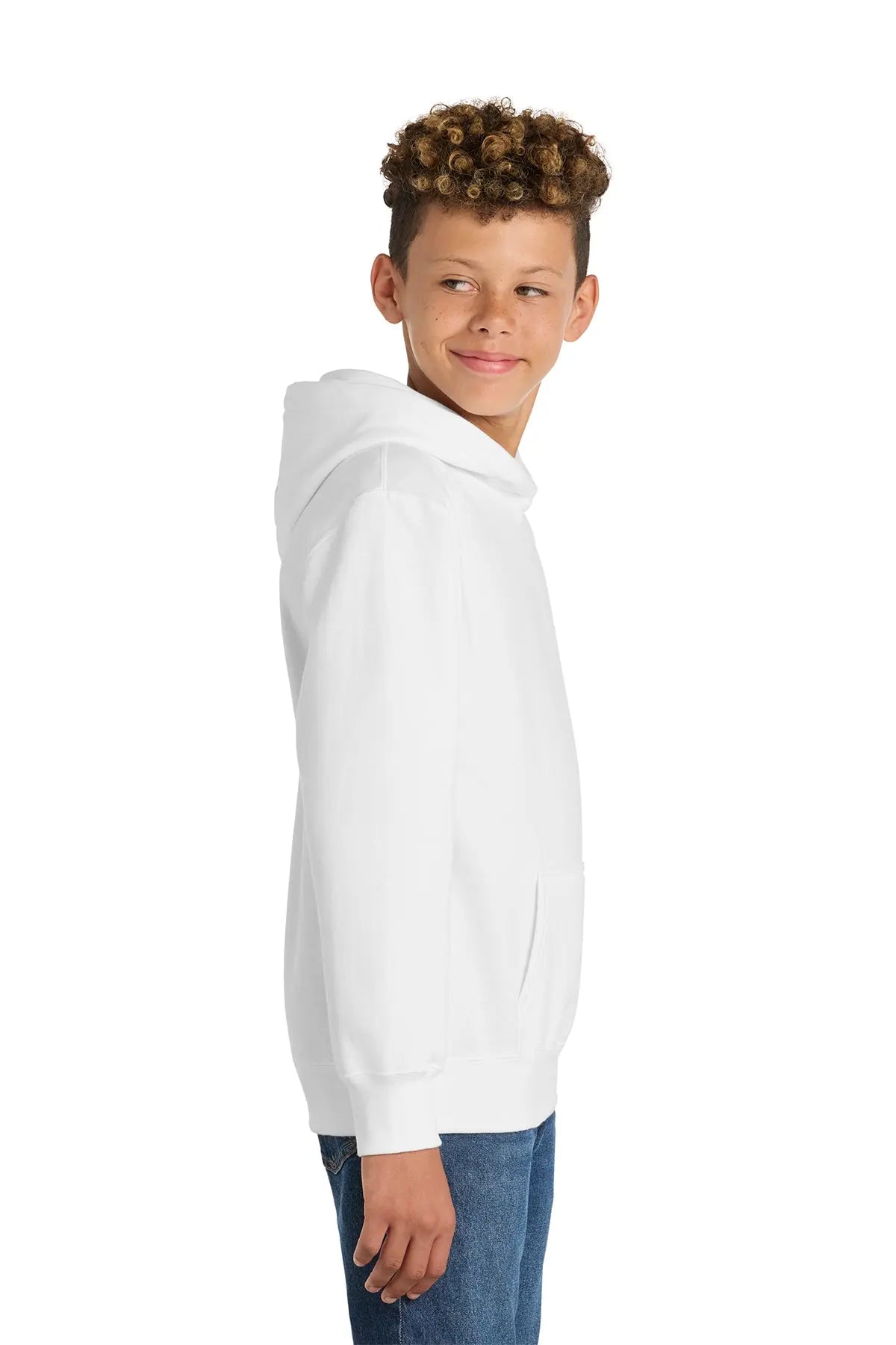 Port & Co™ Youth Fan Favorite™ Fleece Pullover Hooded Sweatshirt #PC850YH