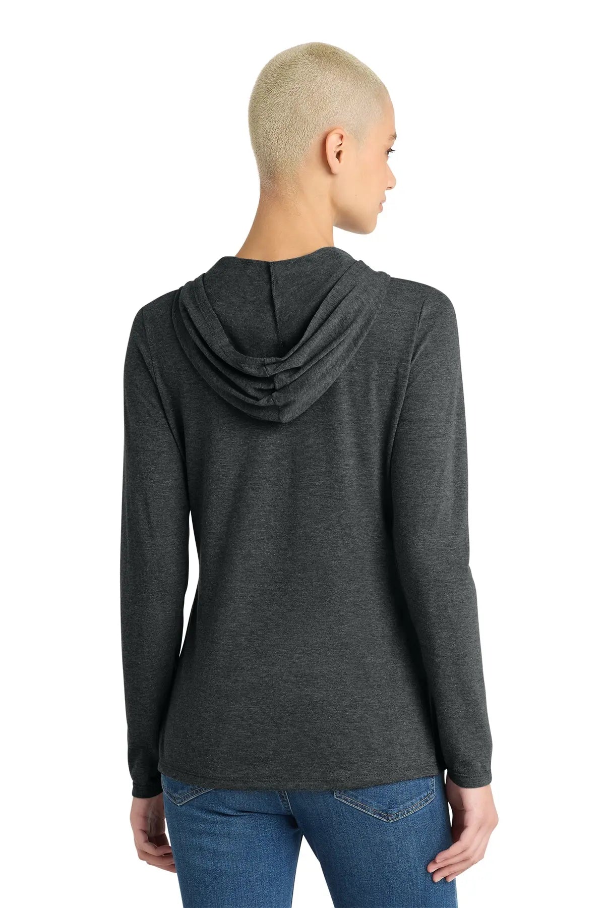 District® Women’s Perfect Tri® Long Sleeve Hoodie #DM139L