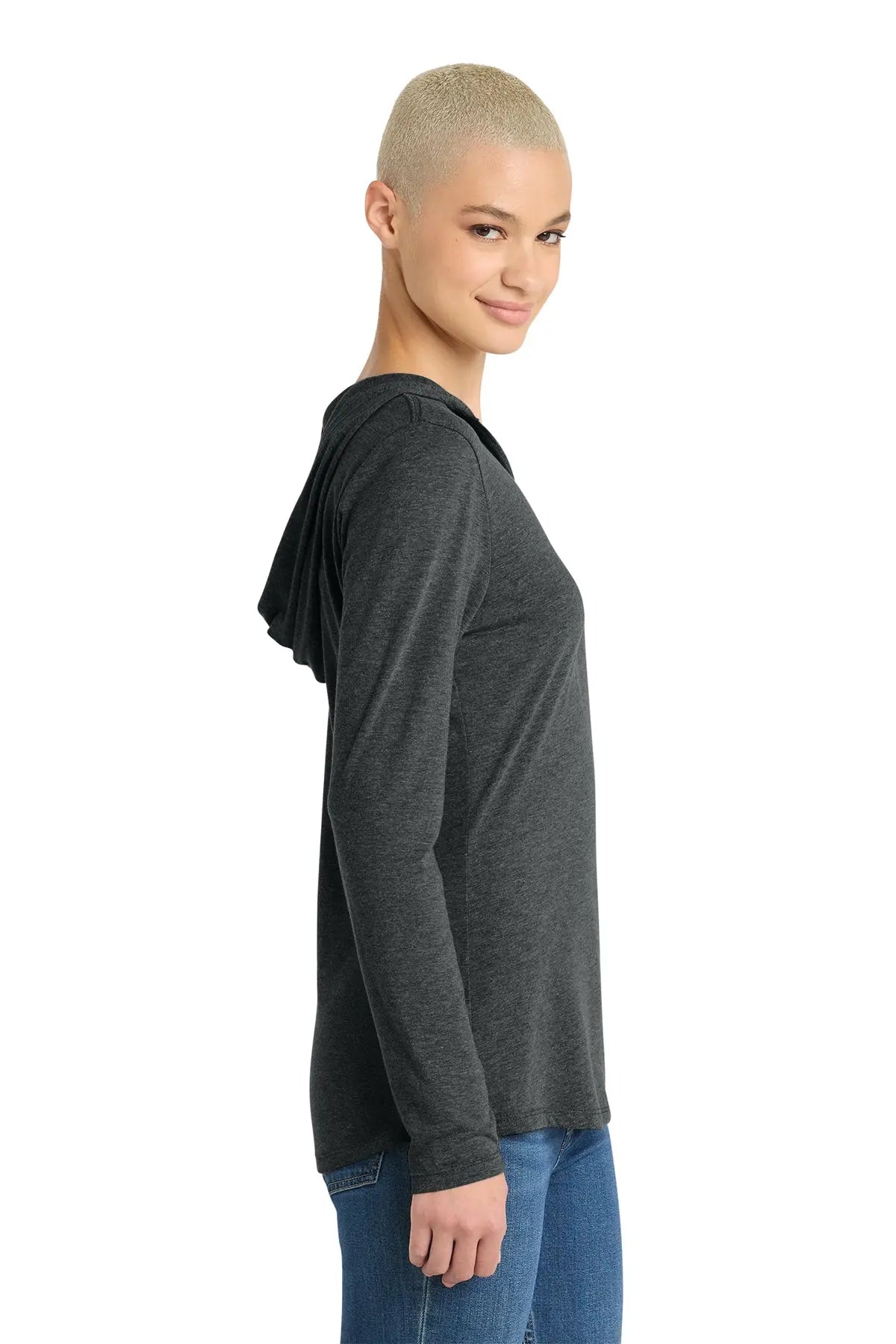 District® Women’s Perfect Tri® Long Sleeve Hoodie #DM139L