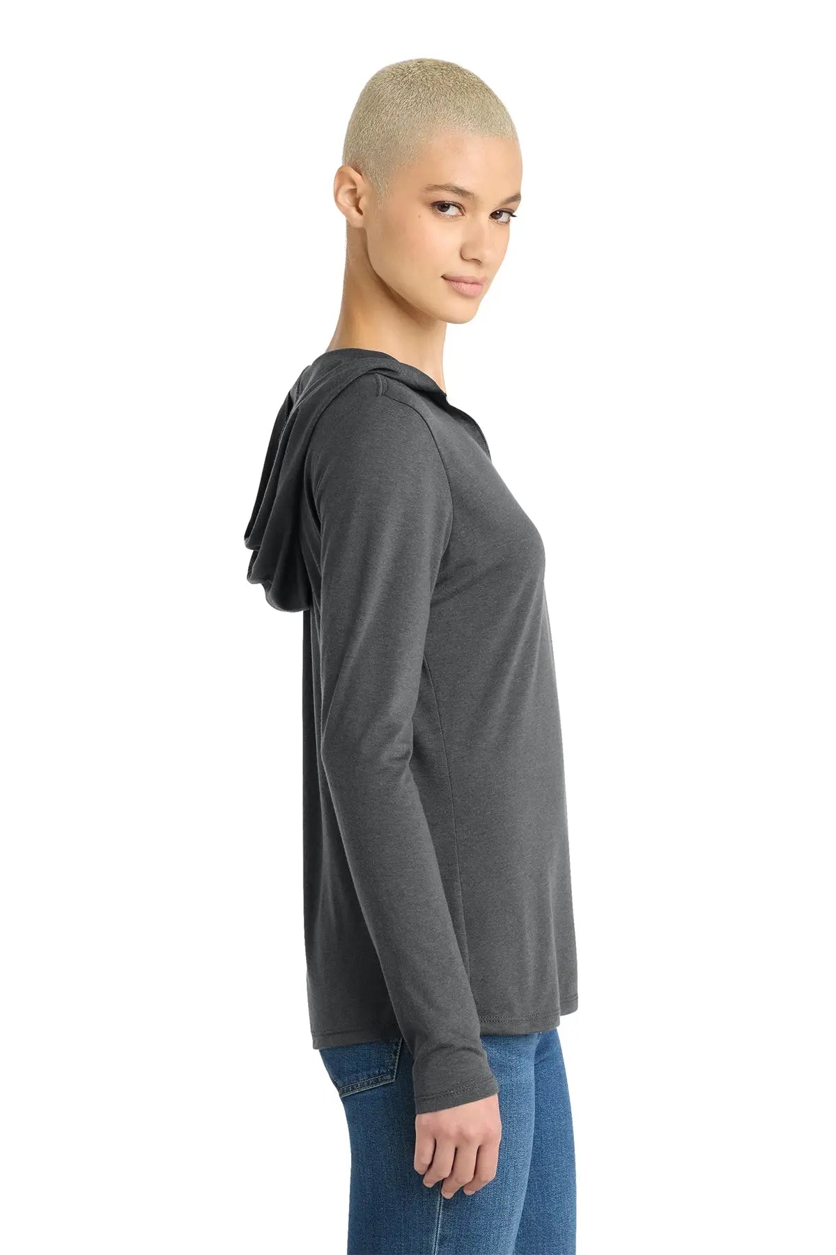 District® Women’s Perfect Tri® Long Sleeve Hoodie #DM139L