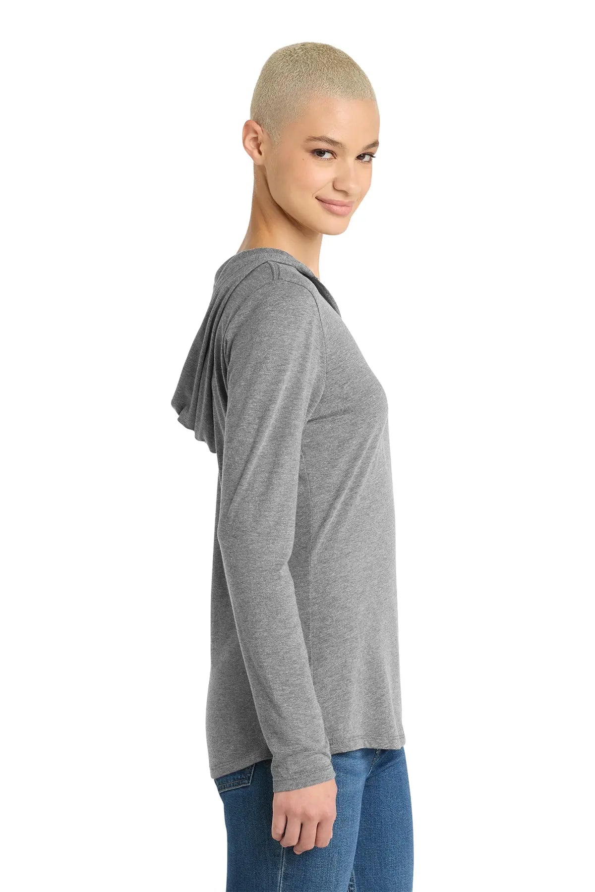 District® Women’s Perfect Tri® Long Sleeve Hoodie #DM139L
