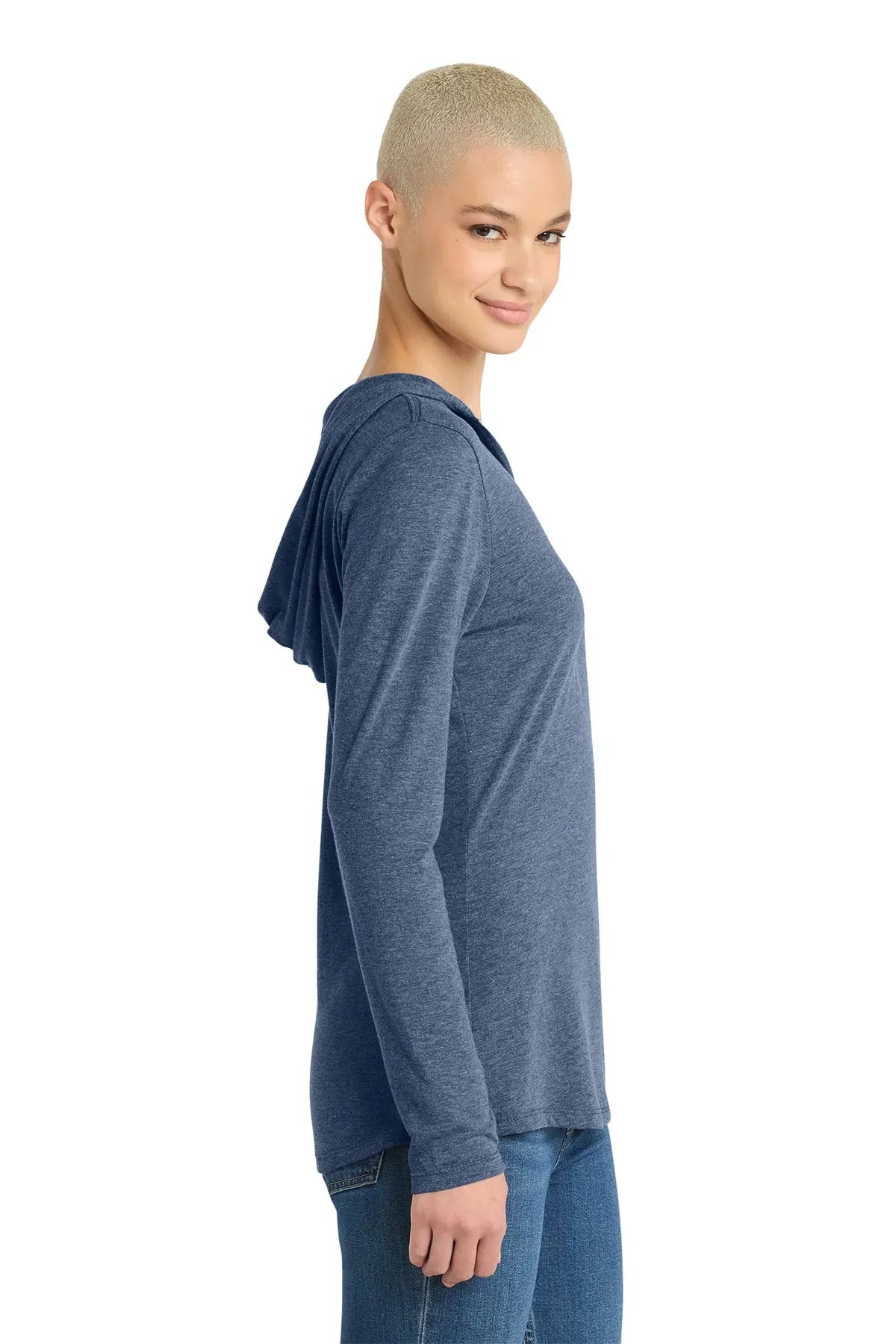 District® Women’s Perfect Tri® Long Sleeve Hoodie #DM139L