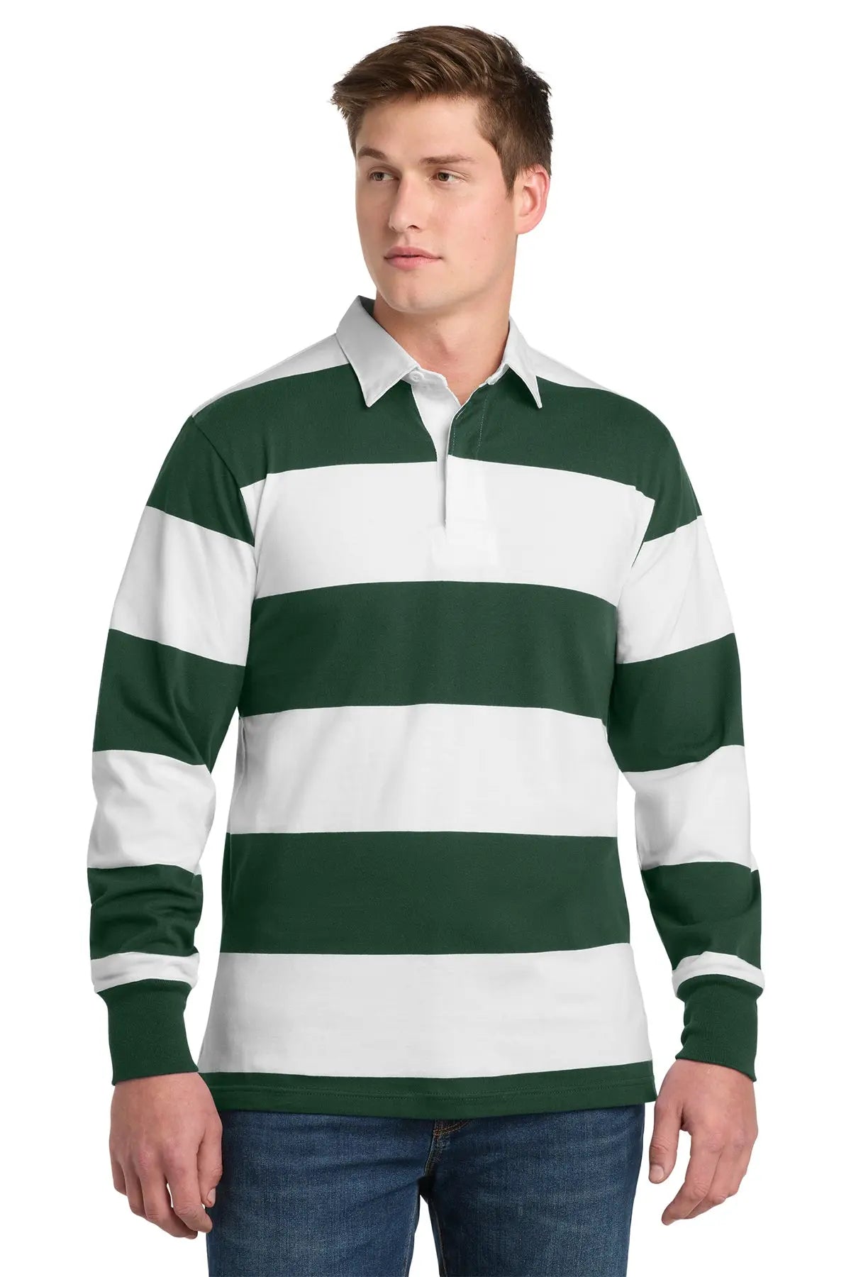 Sport-Tek® Classic Long Sleeve Rugby Polo #ST301Game Over Merch