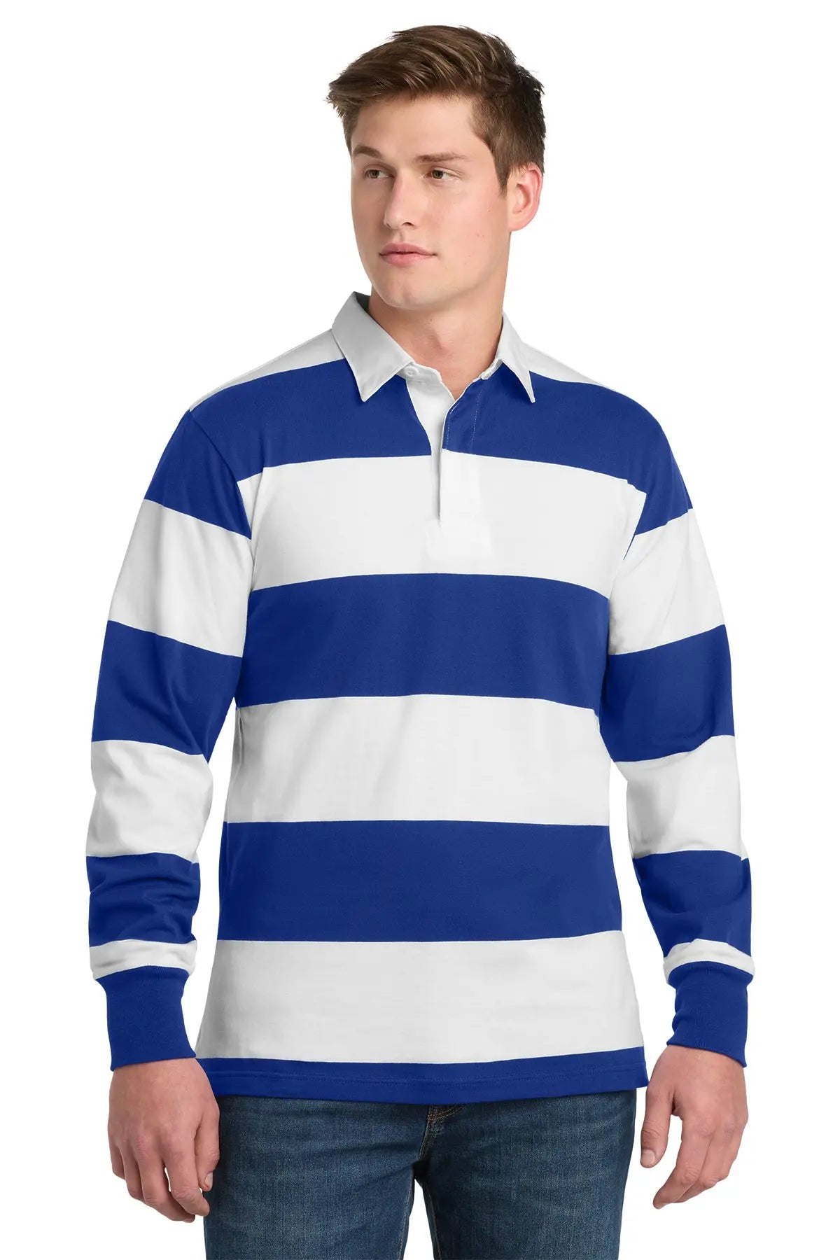 Sport-Tek® Classic Long Sleeve Rugby Polo #ST301Game Over Merch