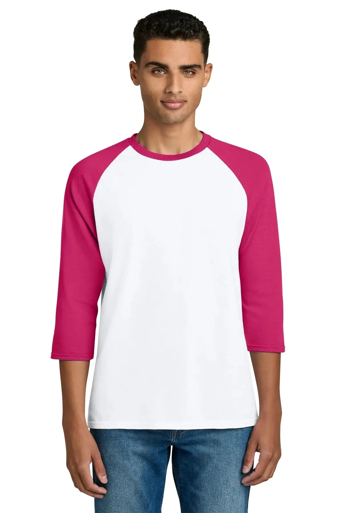 Gildan® Heavy Cotton™ 3/4-Sleeve Raglan T-Shirt #5700 Game Over Merch