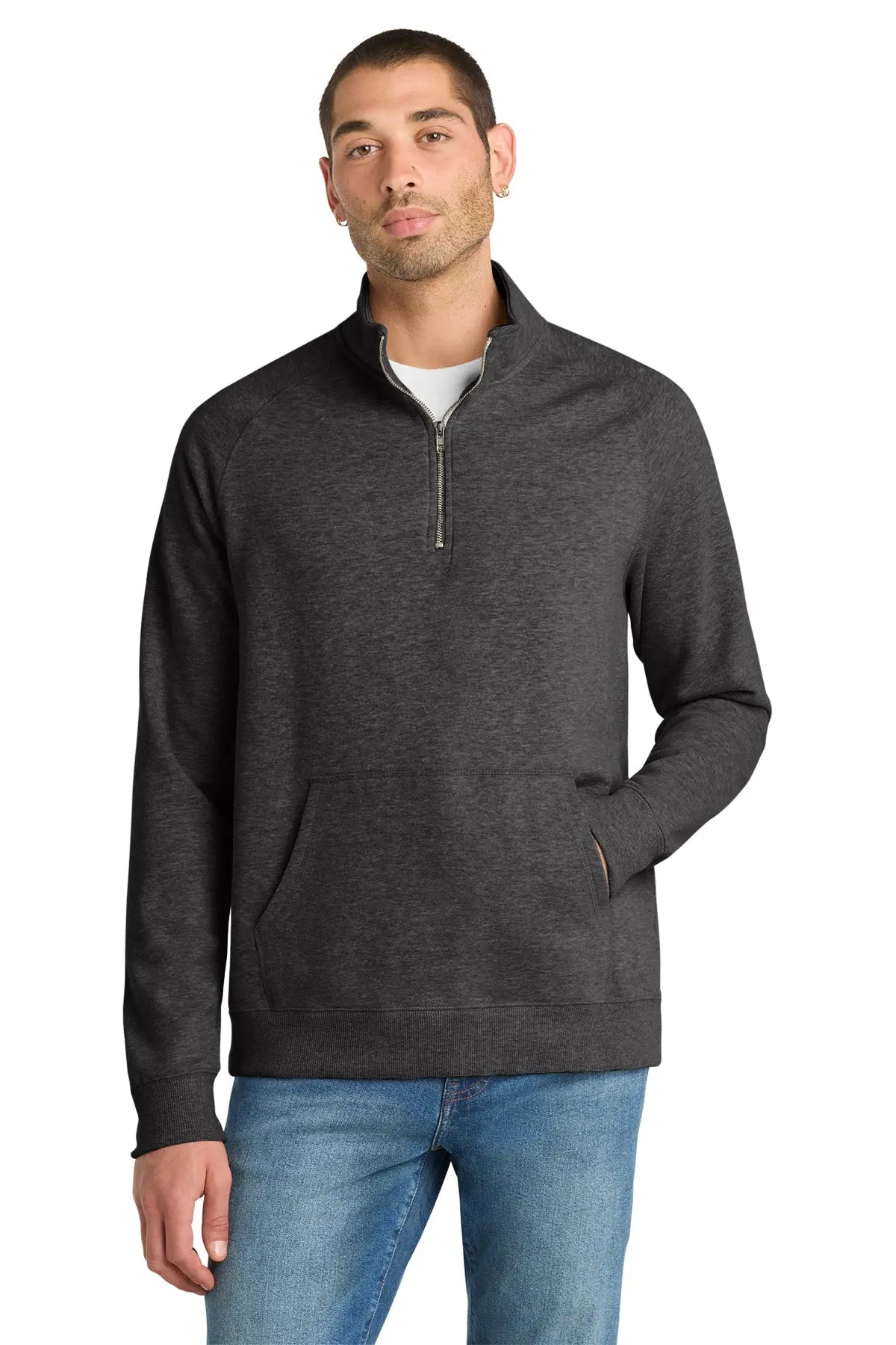 District® Lightweight Fleece 1/4-Zip #DM392 Game Over Merch