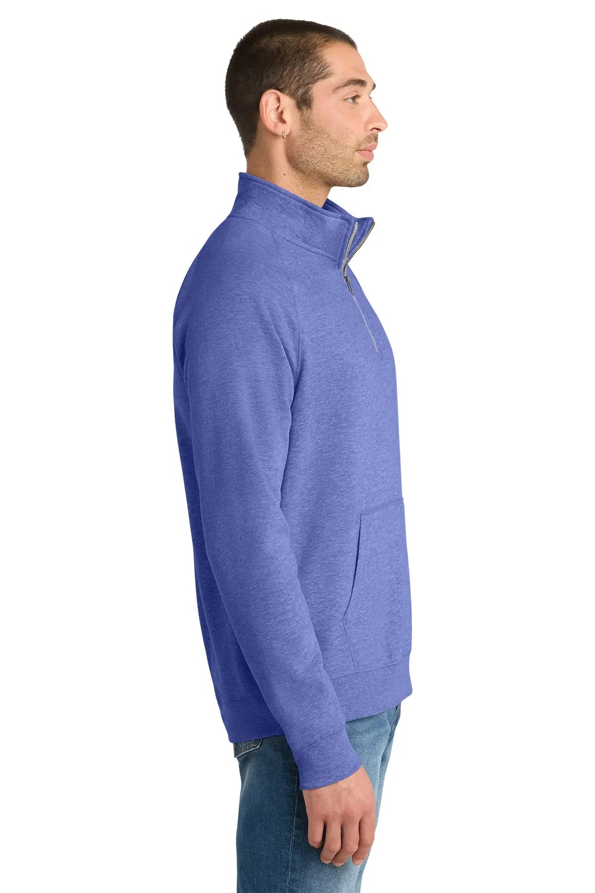District® Lightweight Fleece 1/4-Zip #DM392 Game Over Merch