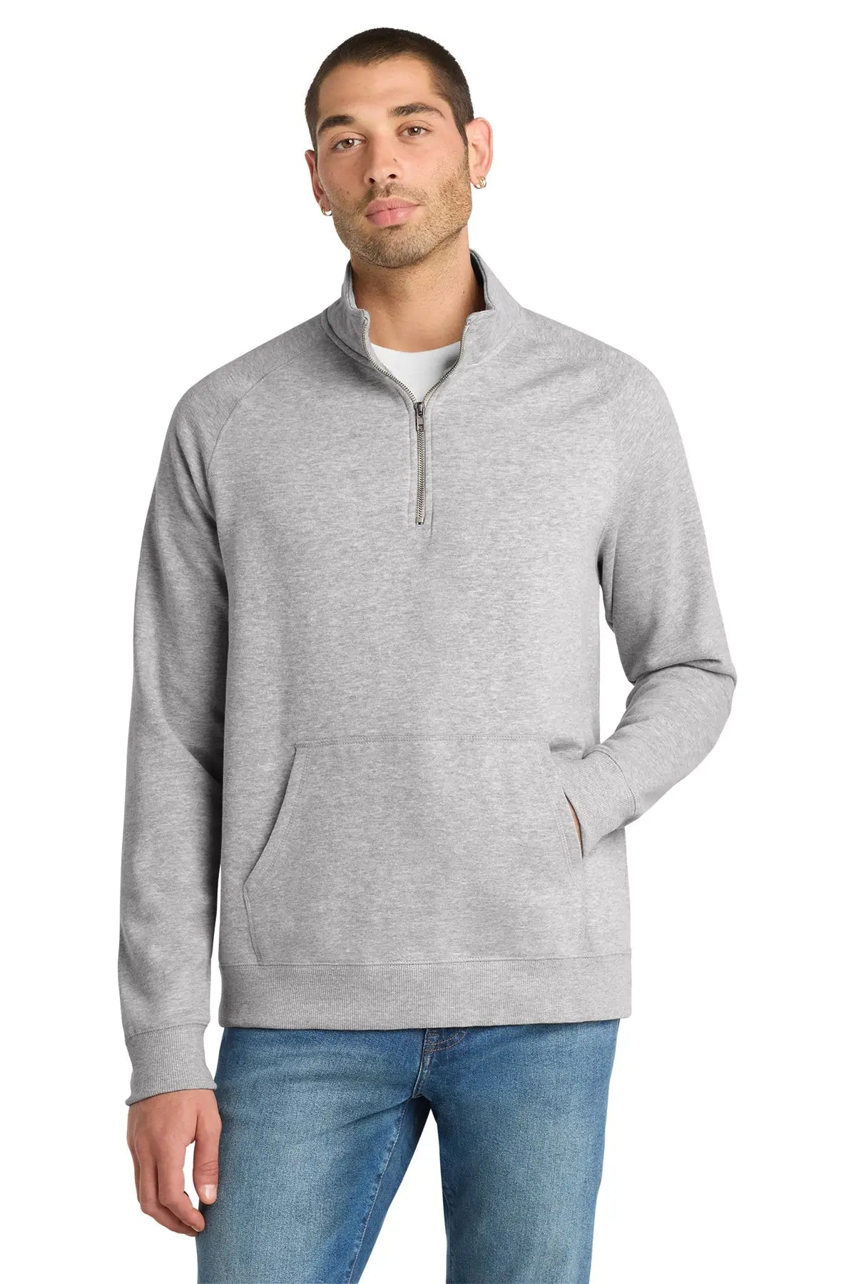 District® Lightweight Fleece 1/4-Zip #DM392 Game Over Merch