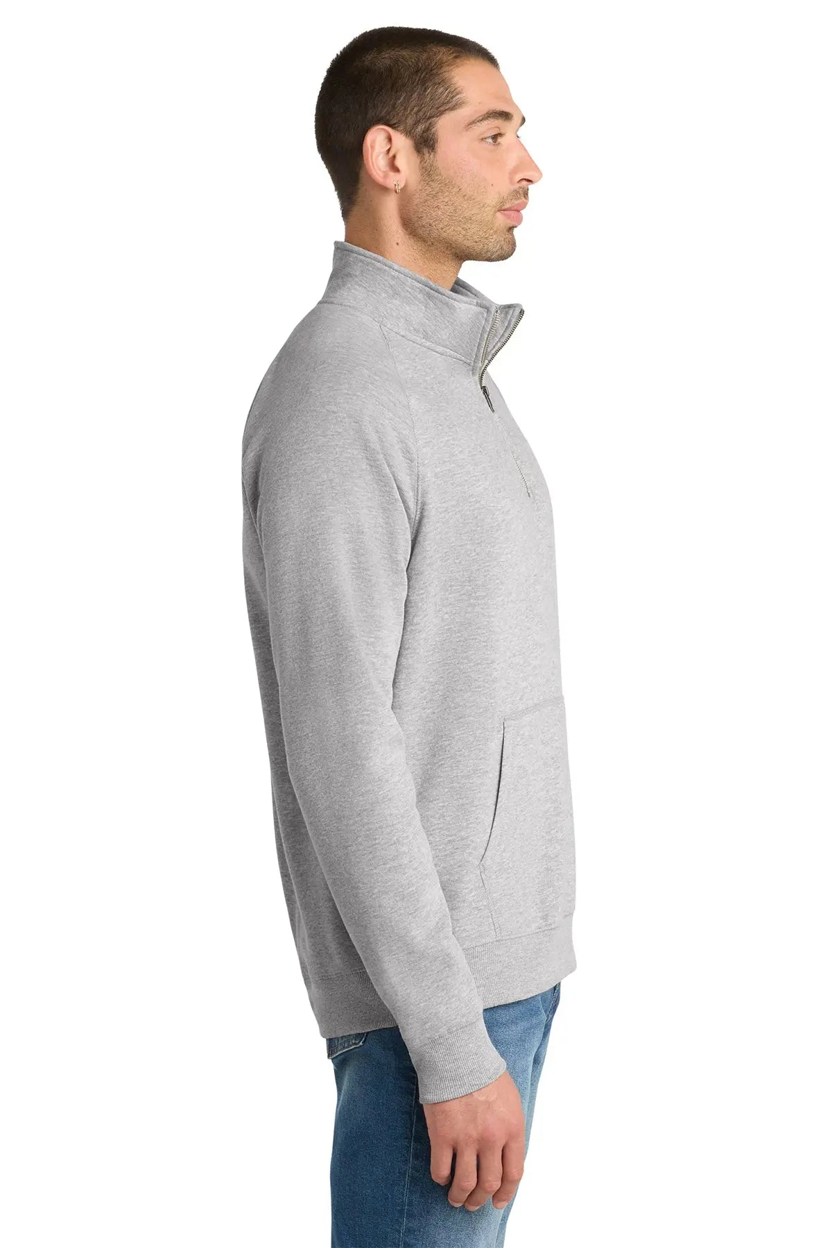 District® Lightweight Fleece 1/4-Zip #DM392 Game Over Merch