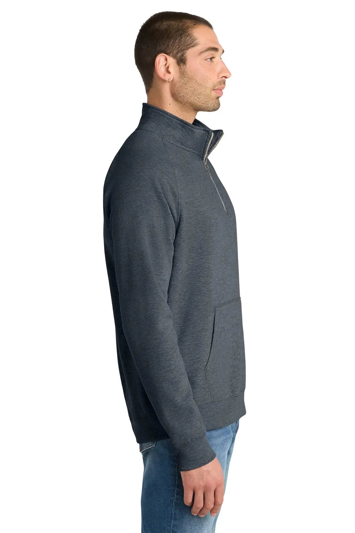 District® Lightweight Fleece 1/4-Zip #DM392 Game Over Merch