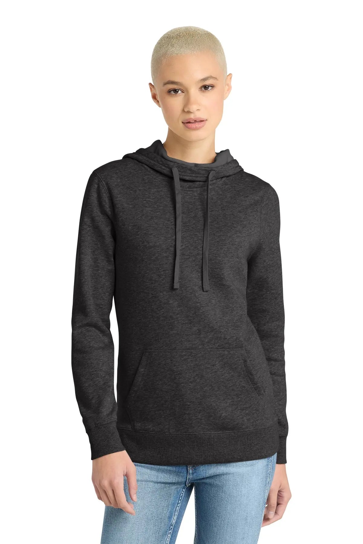 District® Women’s Lightweight Fleece Hoodie #DM493