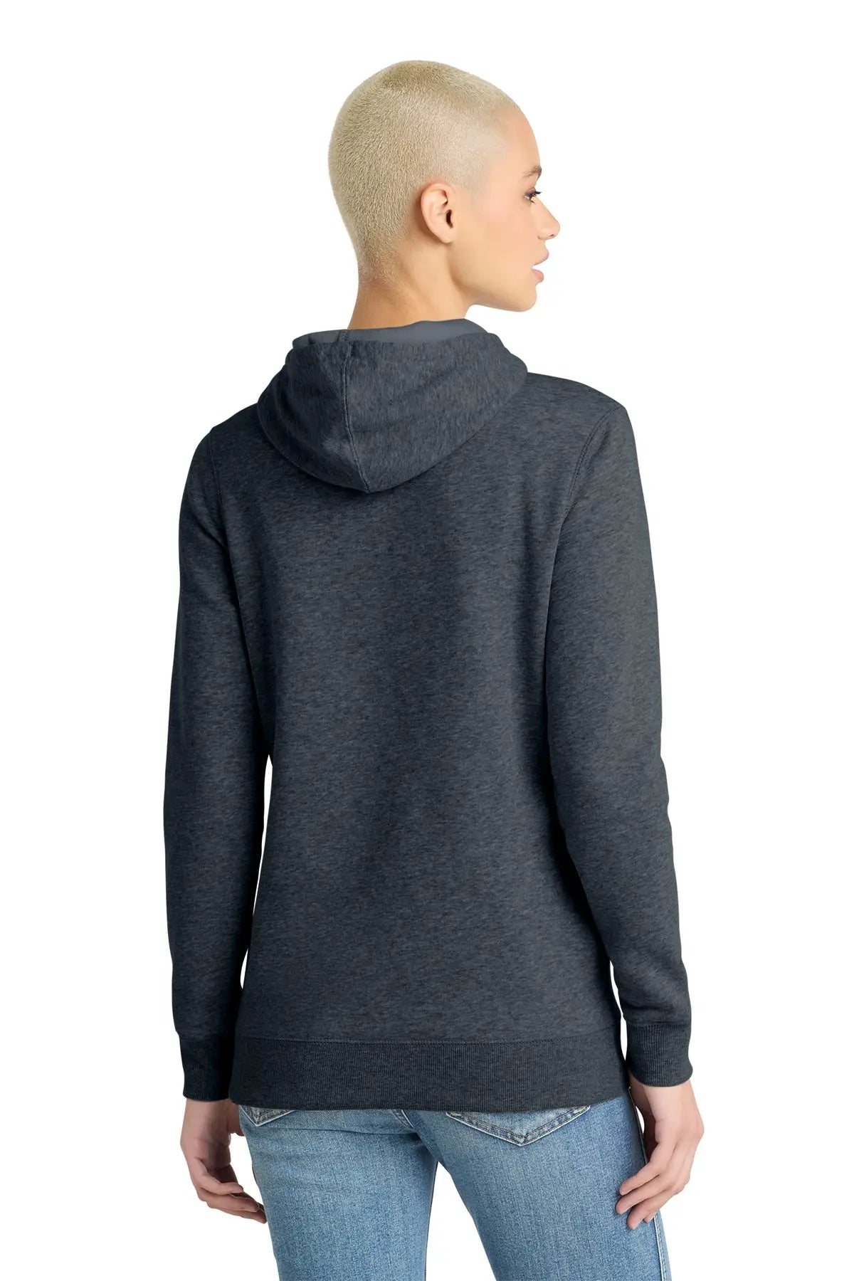 District® Women’s Lightweight Fleece Hoodie #DM493