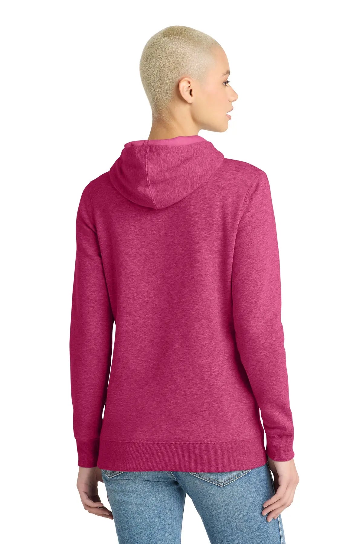 District® Women’s Lightweight Fleece Hoodie #DM493