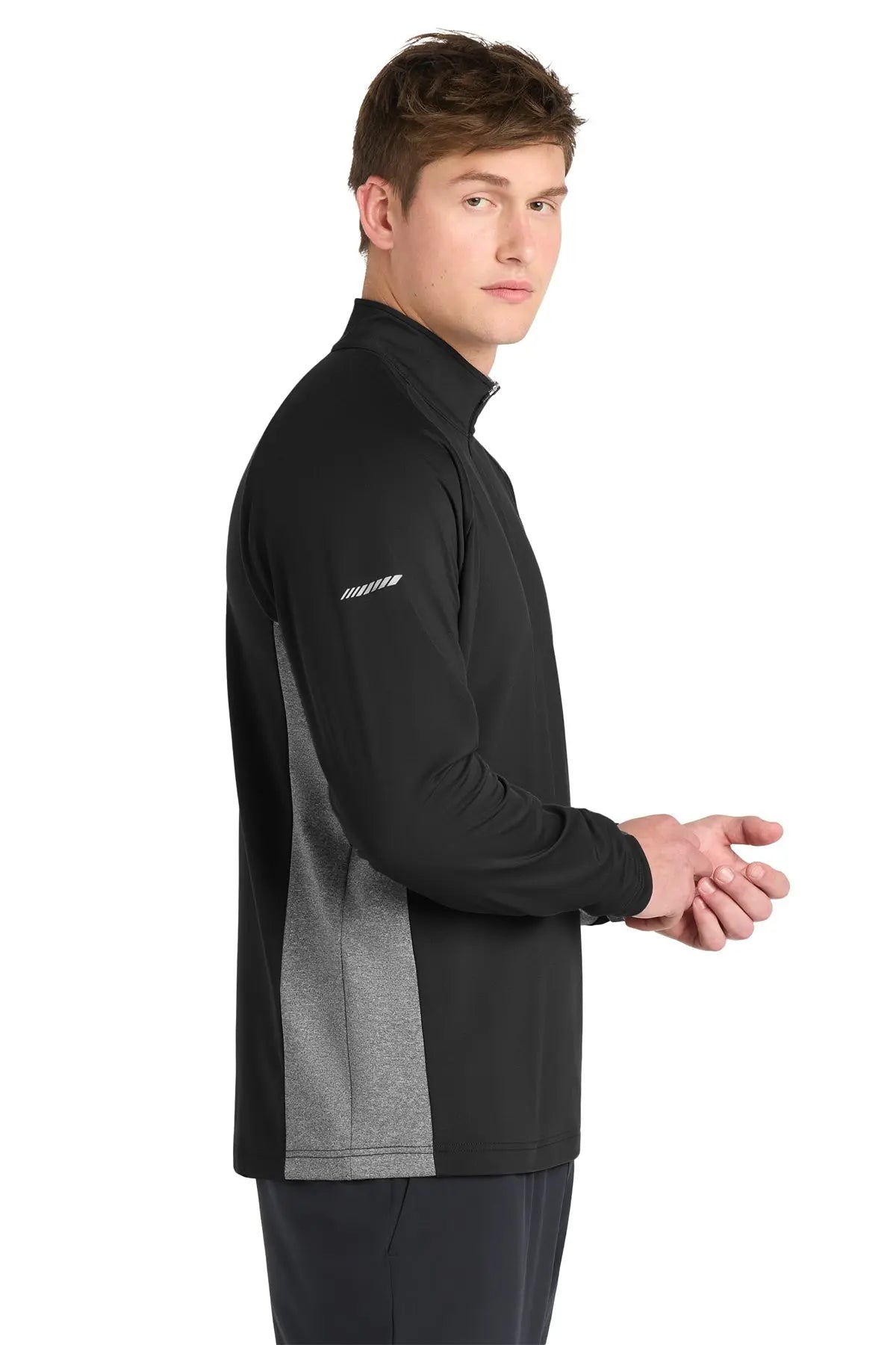 Sport-Tek® Sport-Wick® Stretch Contrast 1/4-Zip Pullover #ST854 Game Over Merch