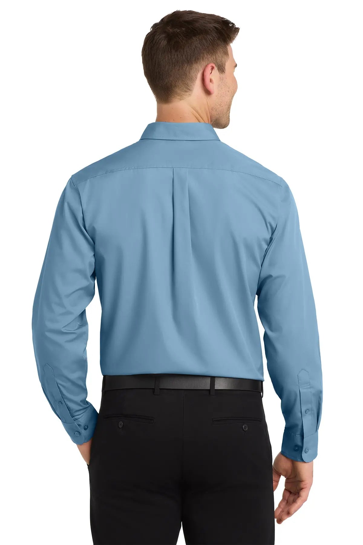 Port Authority® Long Sleeve Carefree Poplin Shirt #W100