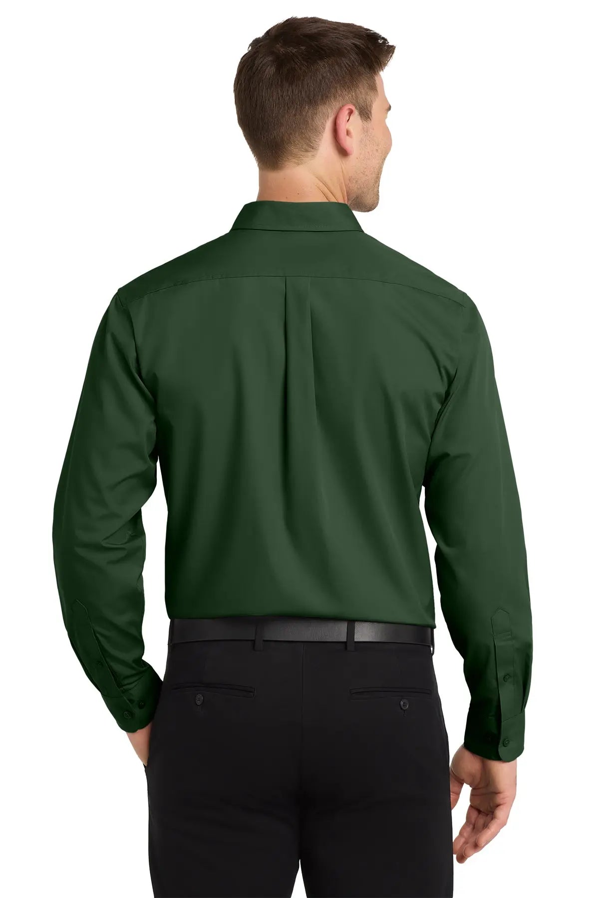Port Authority® Long Sleeve Carefree Poplin Shirt #W100