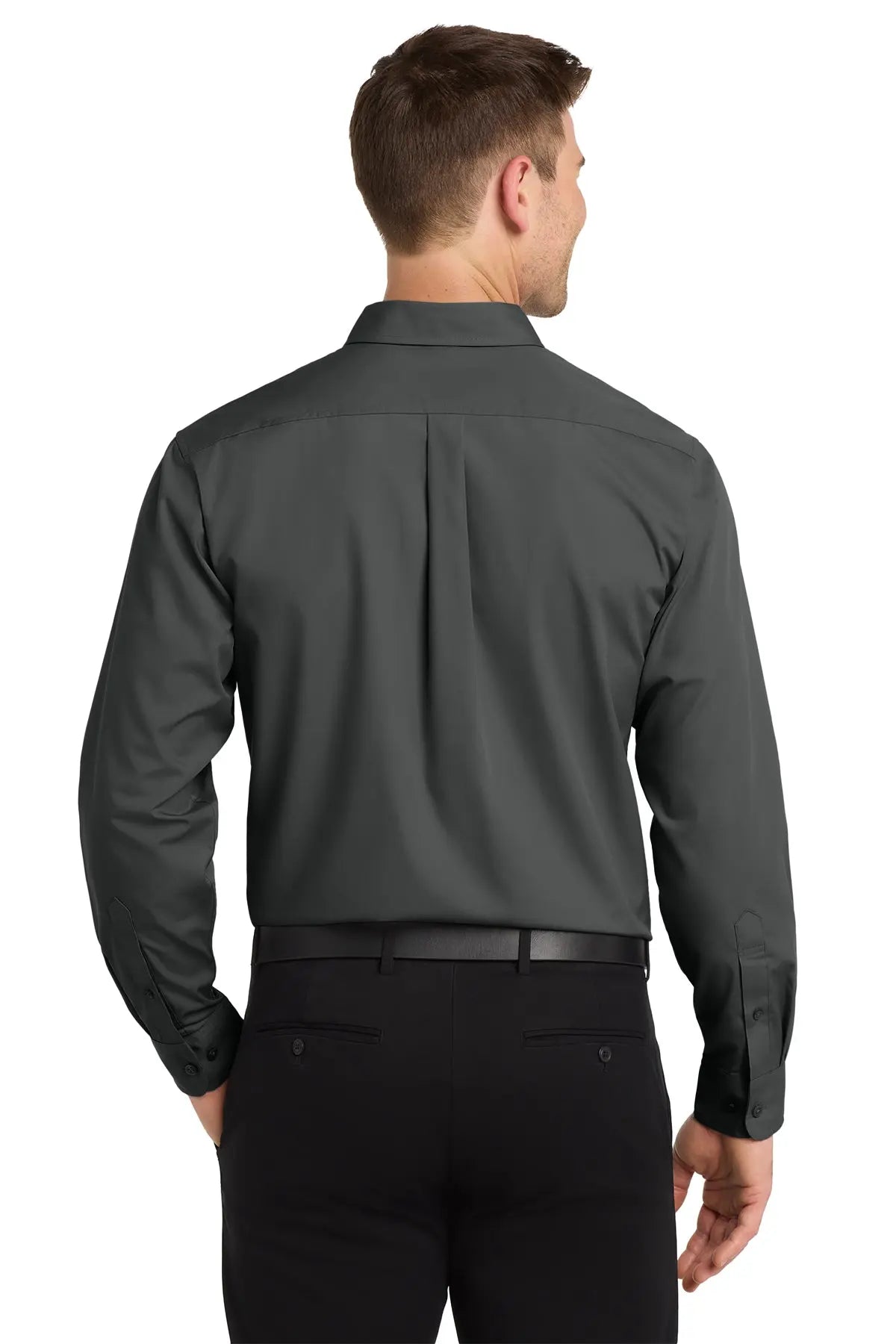 Port Authority® Long Sleeve Carefree Poplin Shirt #W100