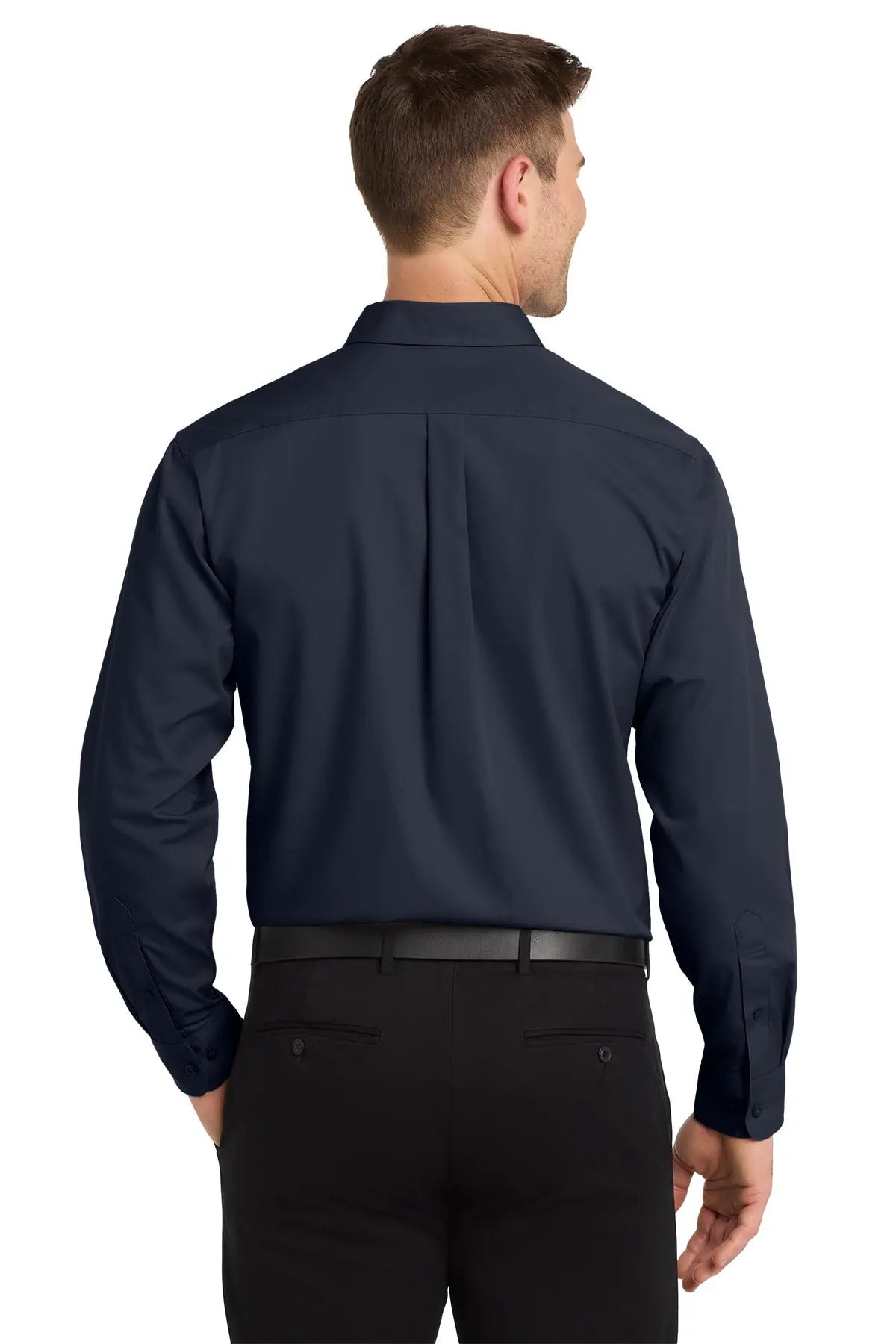 Port Authority® Long Sleeve Carefree Poplin Shirt #W100