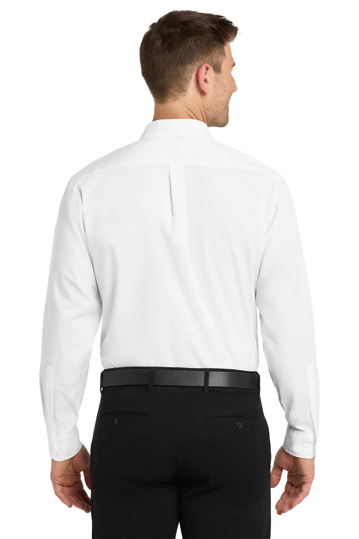 Port Authority® Long Sleeve Carefree Poplin Shirt #W100