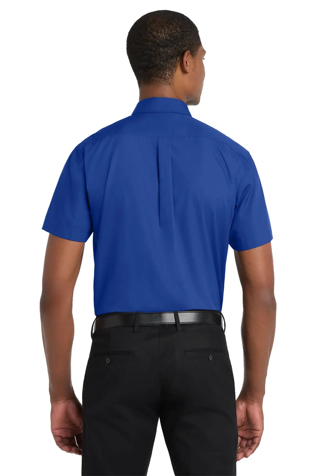 Port Authority® Short Sleeve Carefree Poplin Shirt #W101