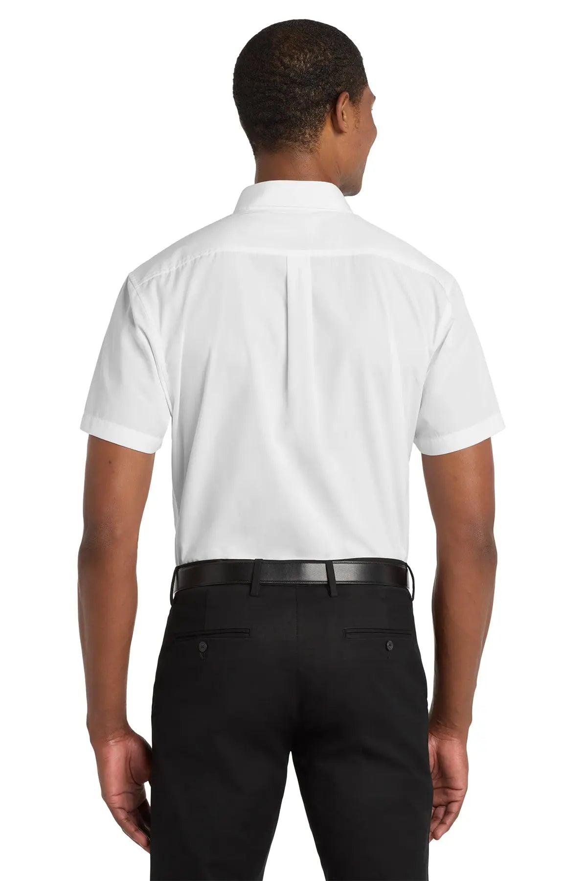 Port Authority® Short Sleeve Carefree Poplin Shirt #W101