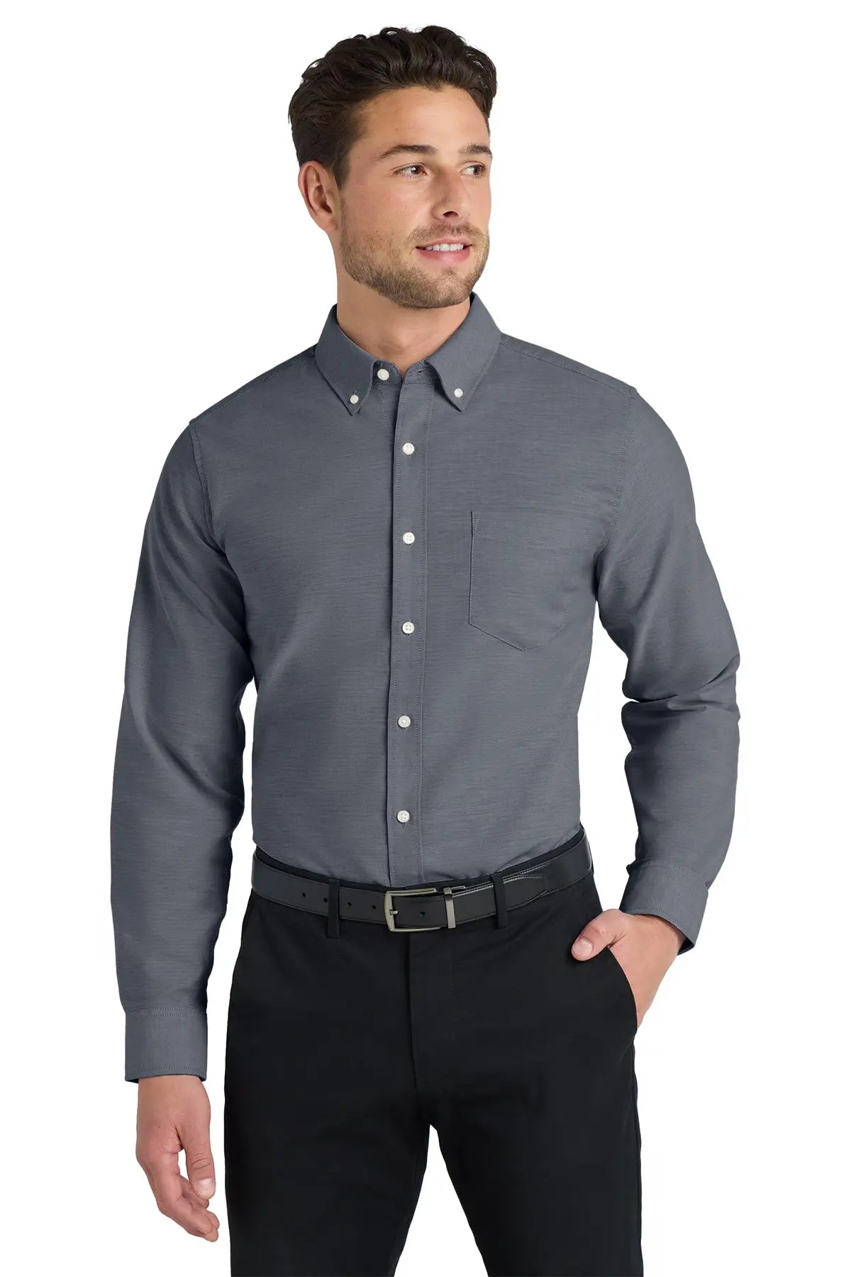 Port Authority® Tall SuperPro™ Oxford Shirt #TS658