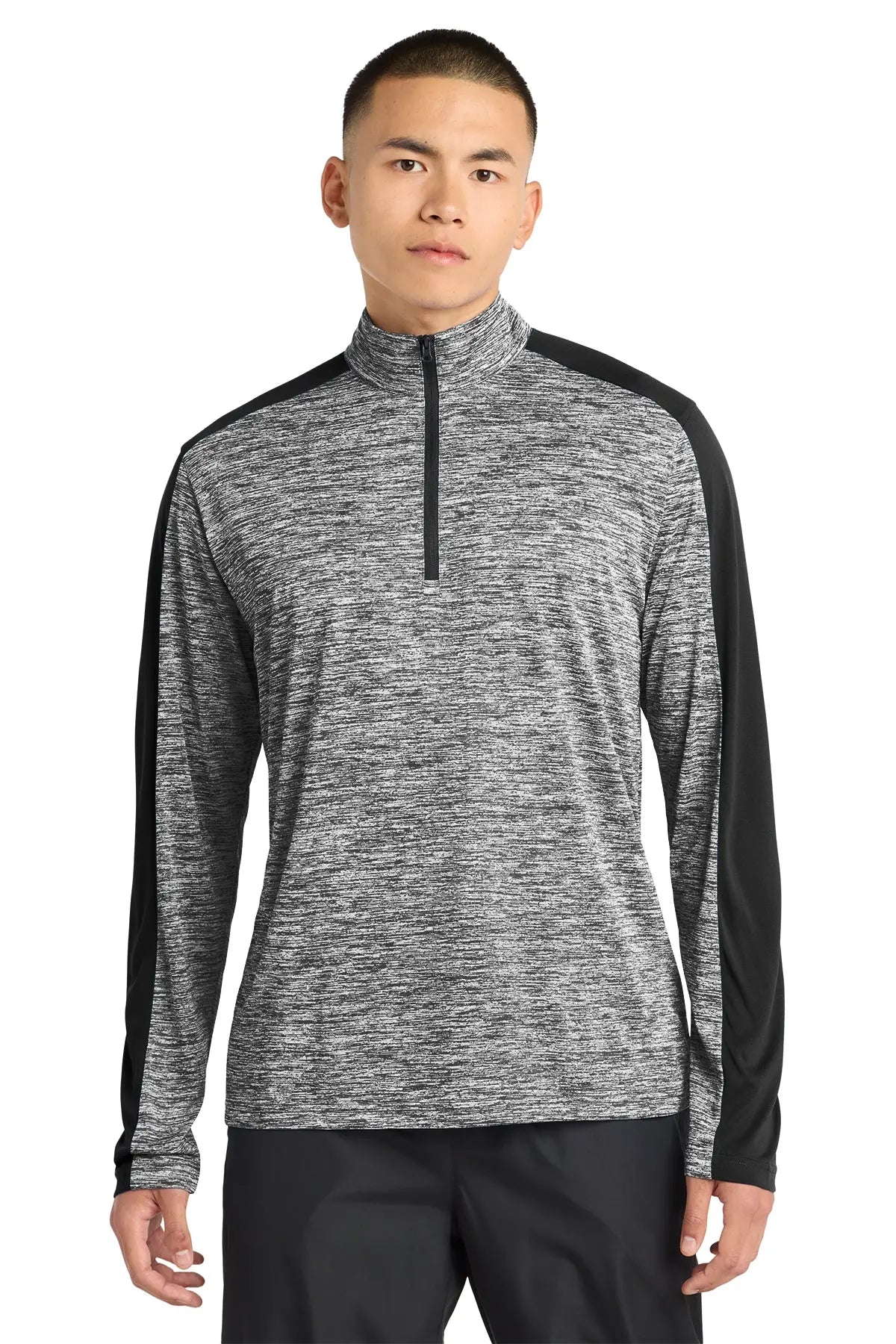 Sport-Tek® PosiCharge® Electric Heather Colorblock 1/4-Zip Pullover #ST397 Game Over Merch