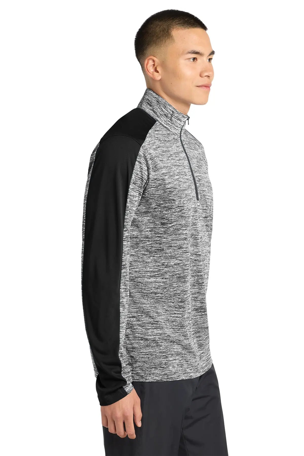 Sport-Tek® PosiCharge® Electric Heather Colorblock 1/4-Zip Pullover #ST397 Game Over Merch