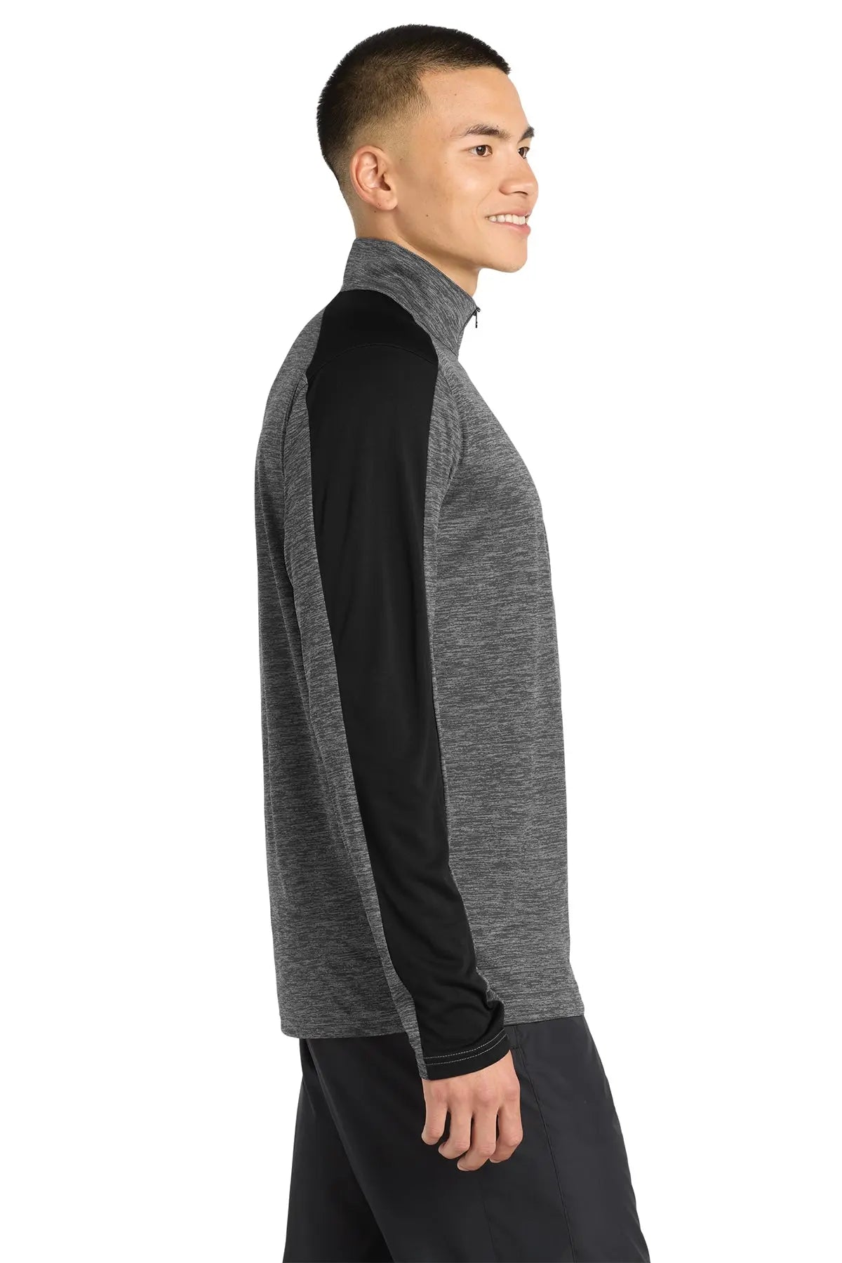 Sport-Tek® PosiCharge® Electric Heather Colorblock 1/4-Zip Pullover #ST397 Game Over Merch