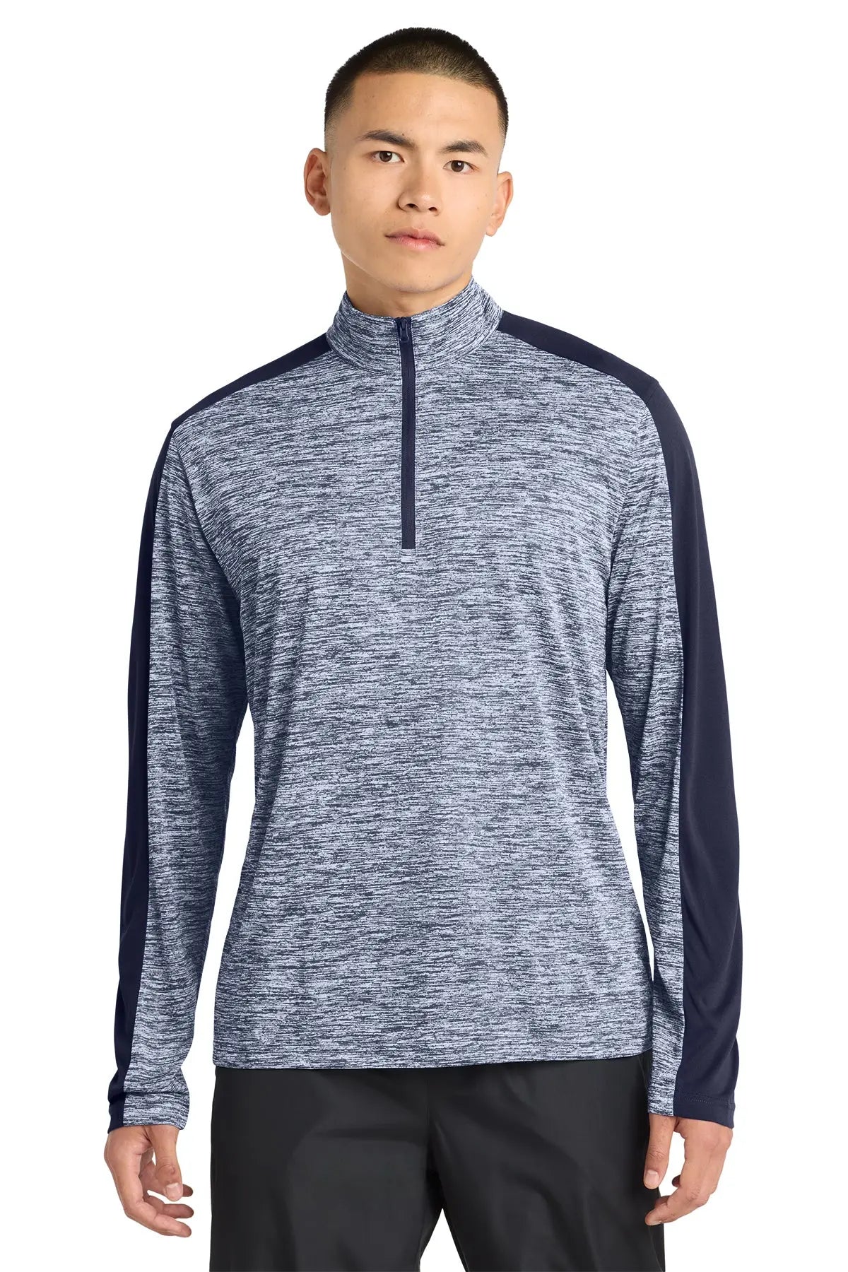 Sport-Tek® PosiCharge® Electric Heather Colorblock 1/4-Zip Pullover #ST397 Game Over Merch