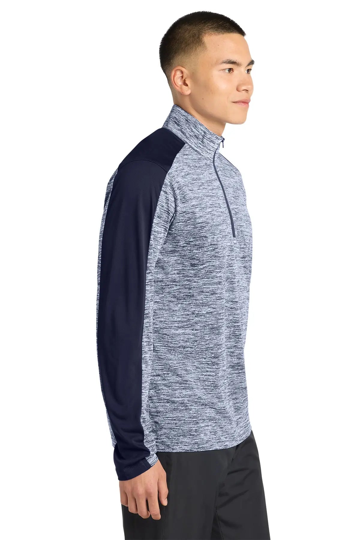 Sport-Tek® PosiCharge® Electric Heather Colorblock 1/4-Zip Pullover #ST397 Game Over Merch