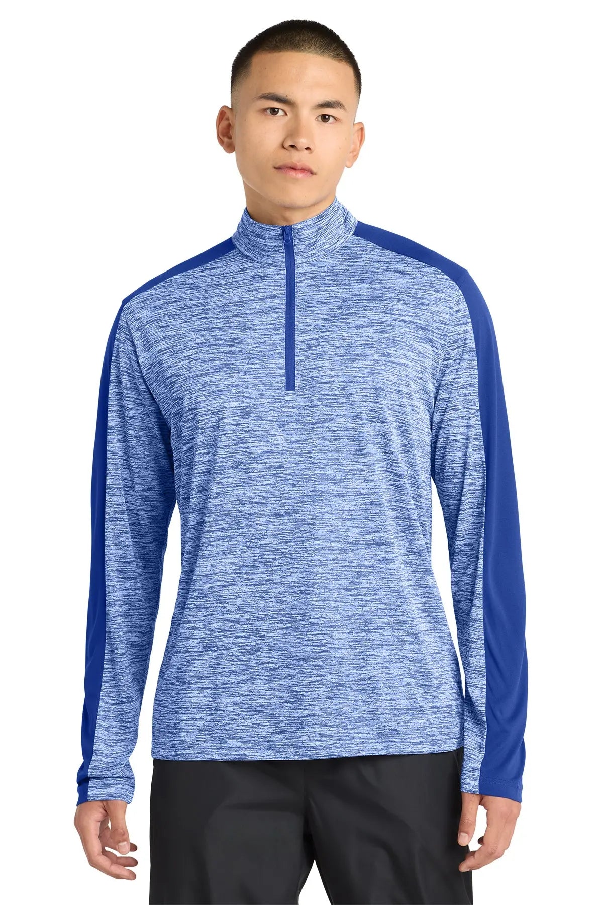 Sport-Tek® PosiCharge® Electric Heather Colorblock 1/4-Zip Pullover #ST397 Game Over Merch