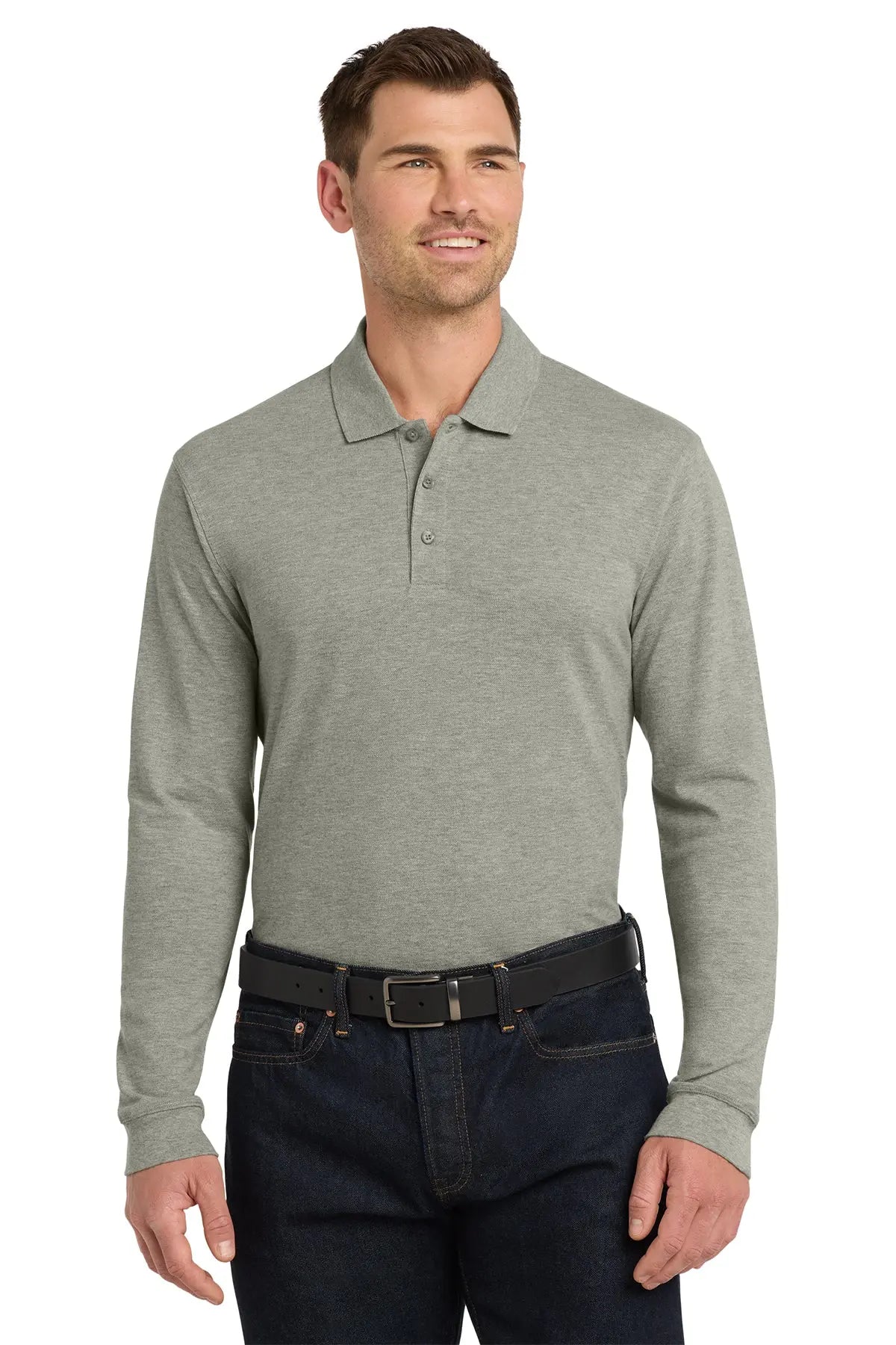 Port Authority® EZCotton® Long Sleeve Polo #K8000LSGame Over Merch