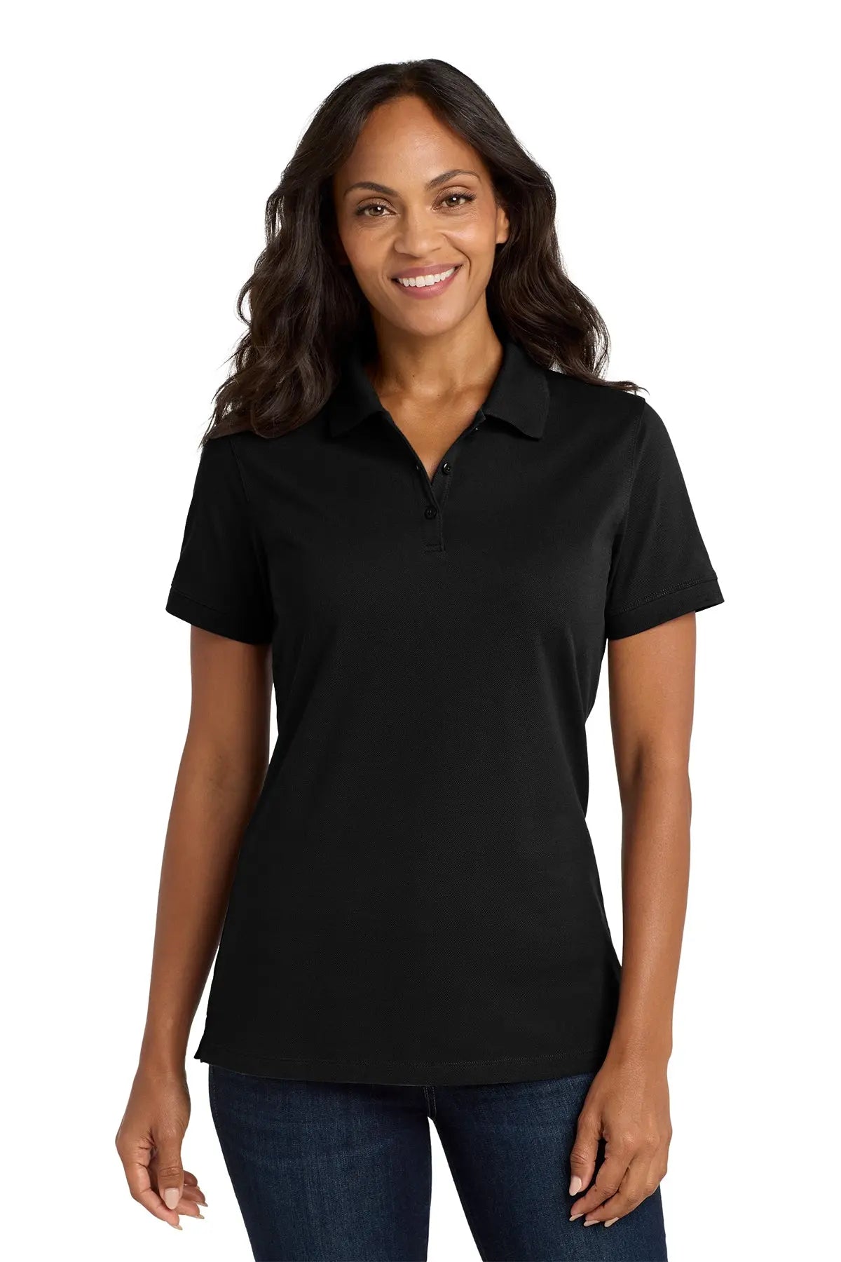 Port Authority® Women's EZCotton® Polo #LK8000Game Over Merch
