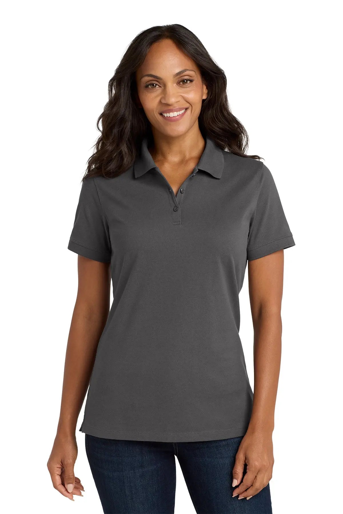 Port Authority® Women's EZCotton® Polo #LK8000Game Over Merch