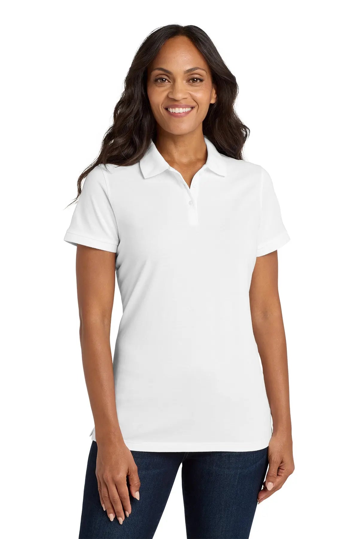 Port Authority® Women's EZCotton® Polo #LK8000Game Over Merch