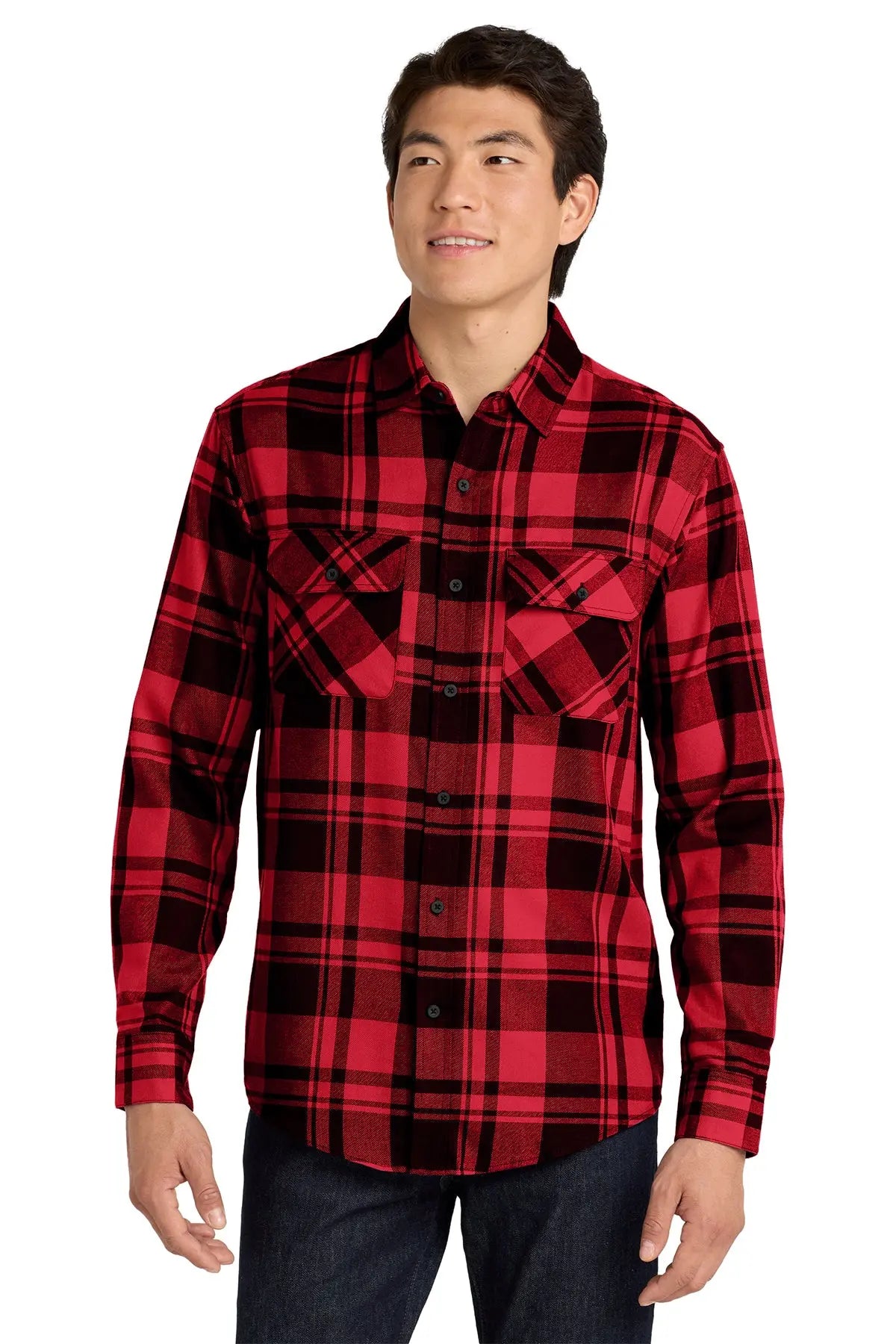 Port Authority® Plaid Flannel Shirt #W668